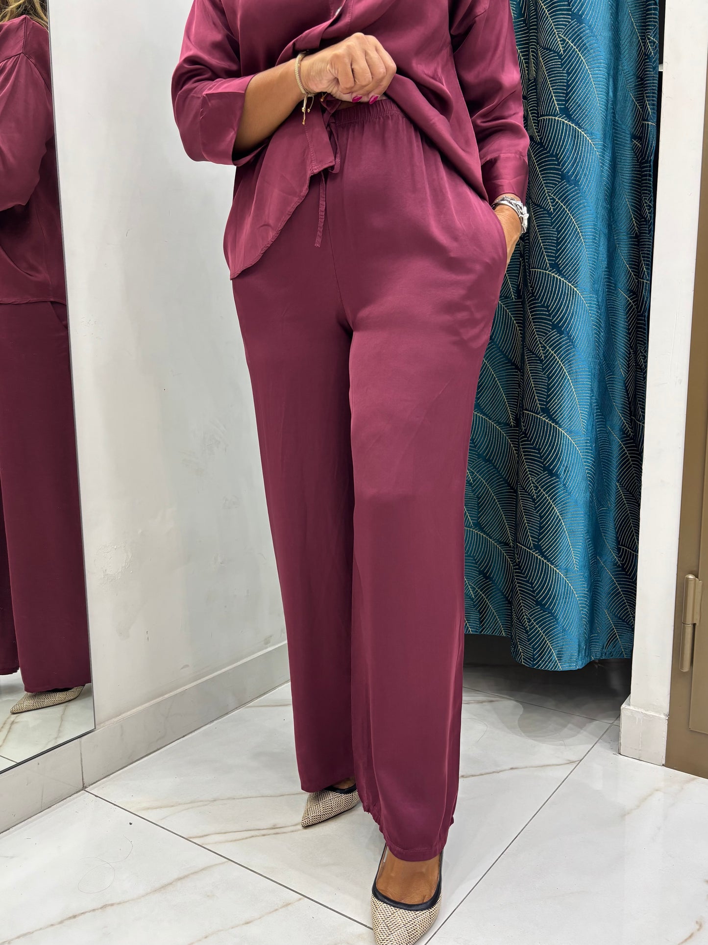 Coordinato Essenza Camicia - Bordeaux