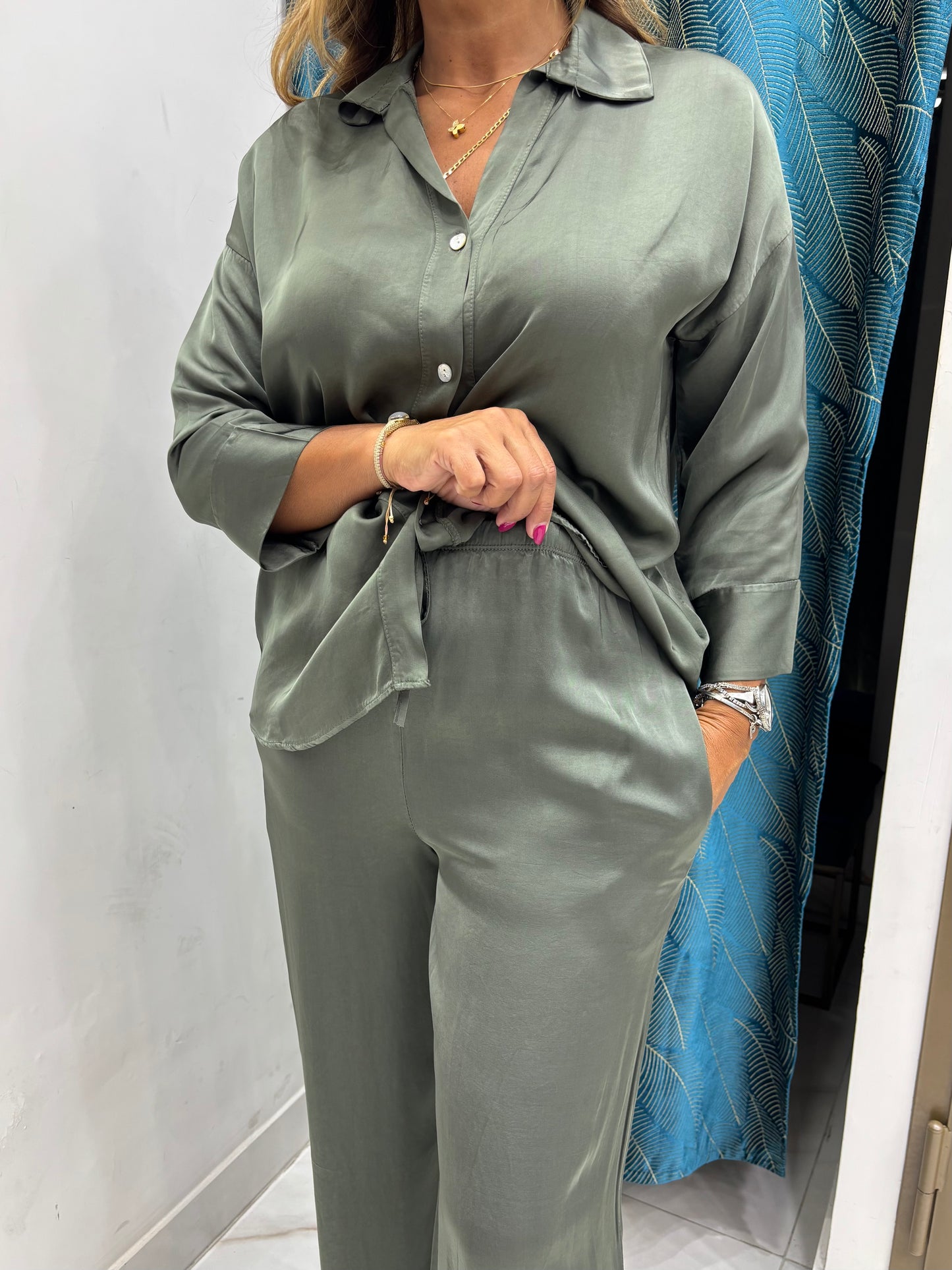 Coordinato Essenza Camicia - Verde