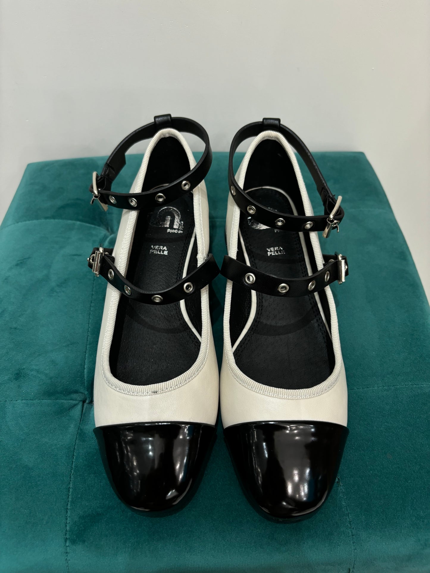 Ballerine Miuccia Cinturini Bianco