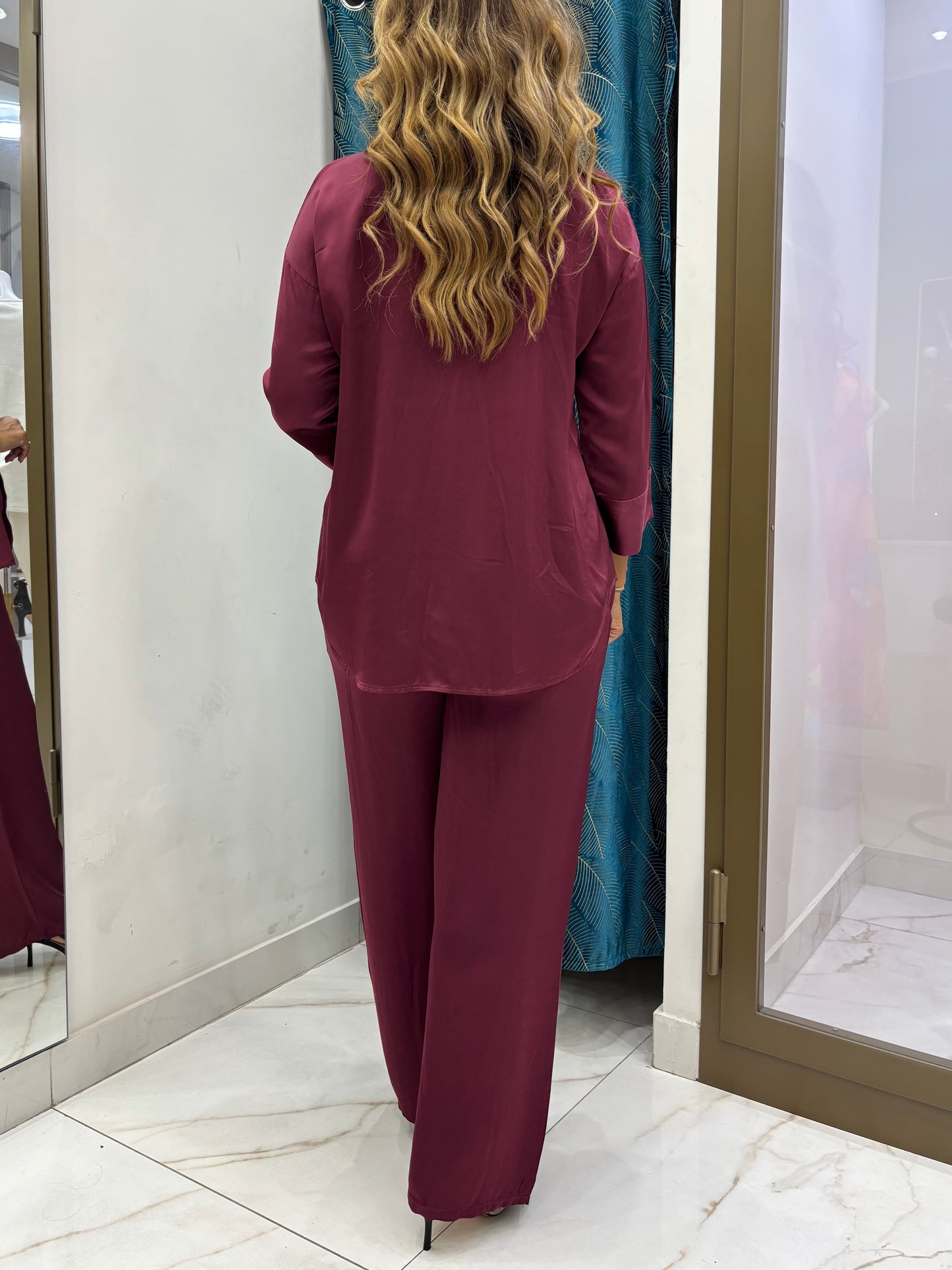Coordinato Essenza Camicia - Bordeaux