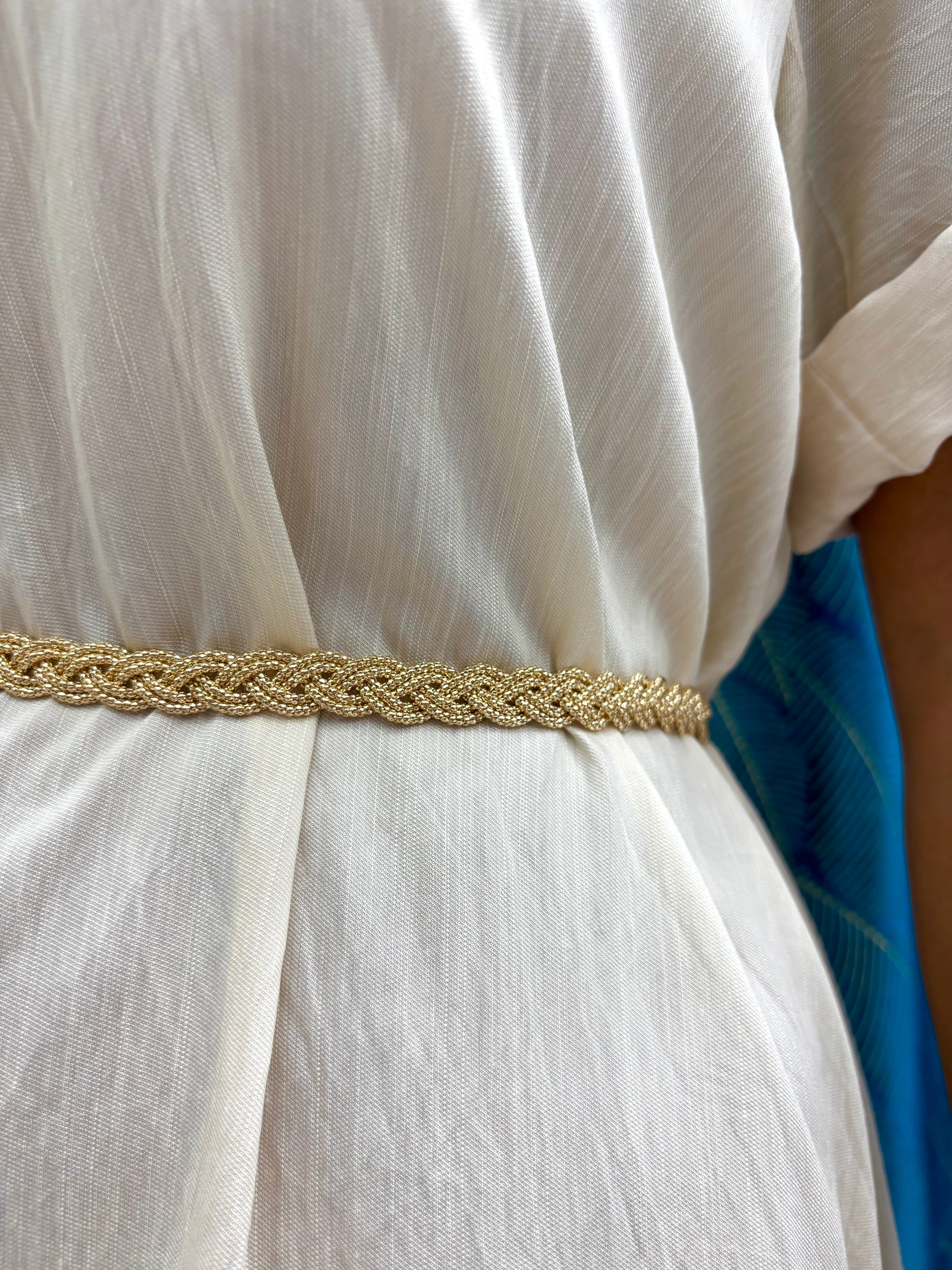 Cintura Treccia - Dorato