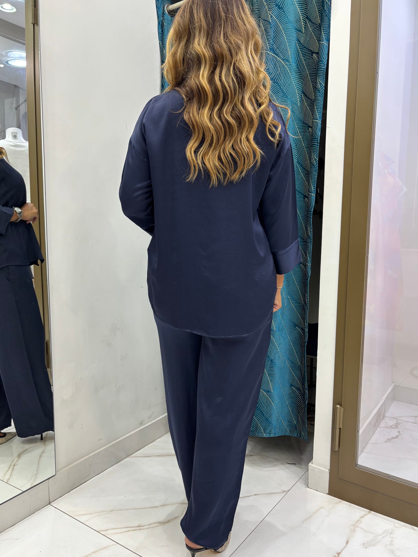 Coordinato Essenza Camicia - Blu