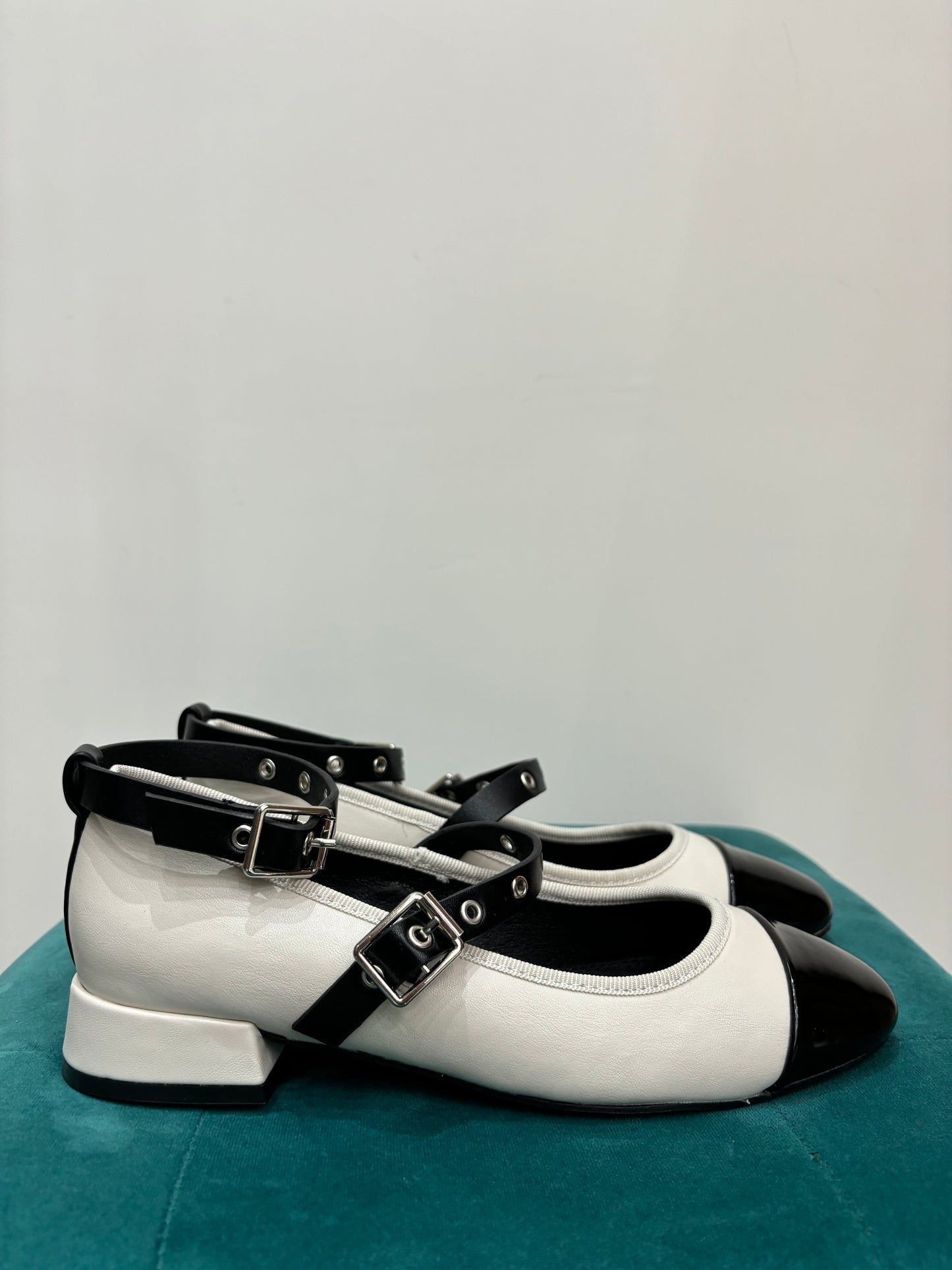 Ballerine Miuccia Cinturini Bianco