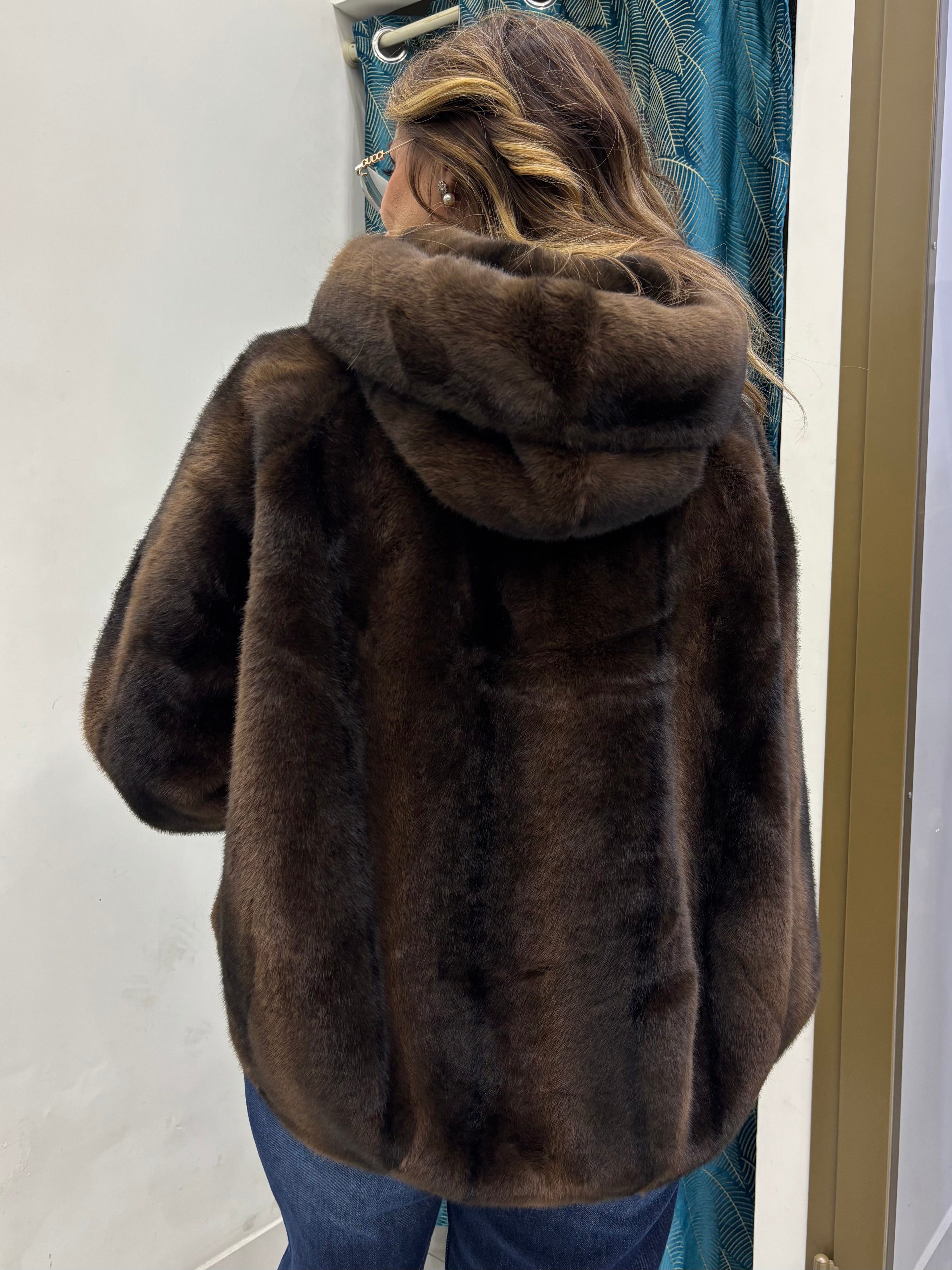 Eco Pelliccia Bomber Gioiello