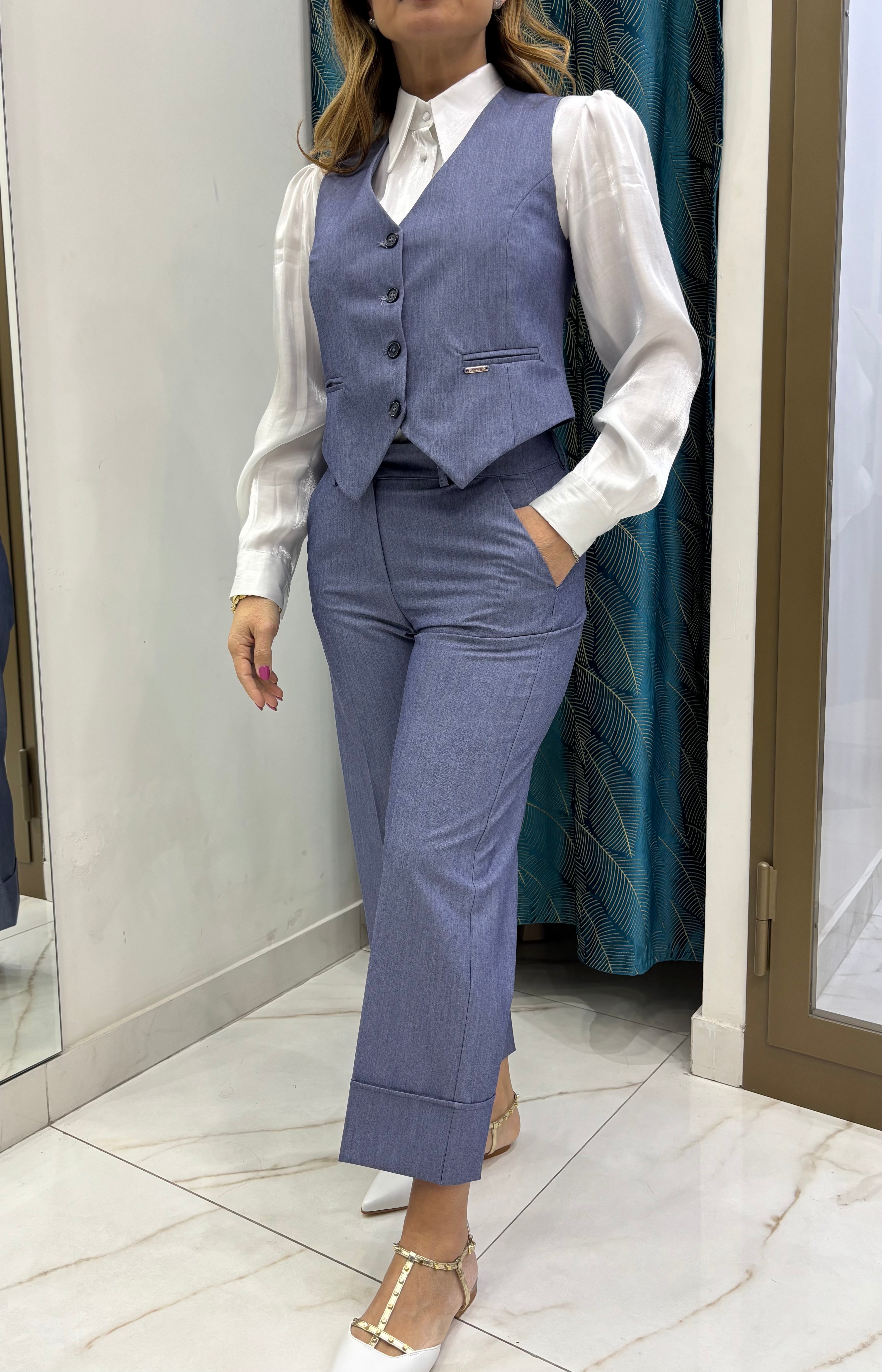 Coordinato Gilet - Denim