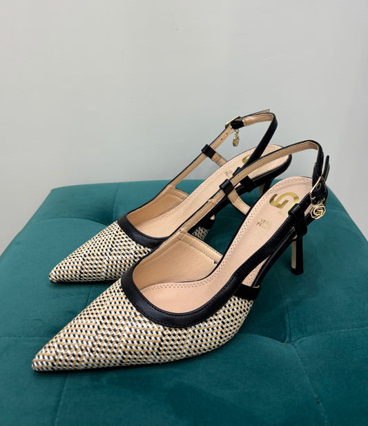 Décolleté Slingback - Rafia