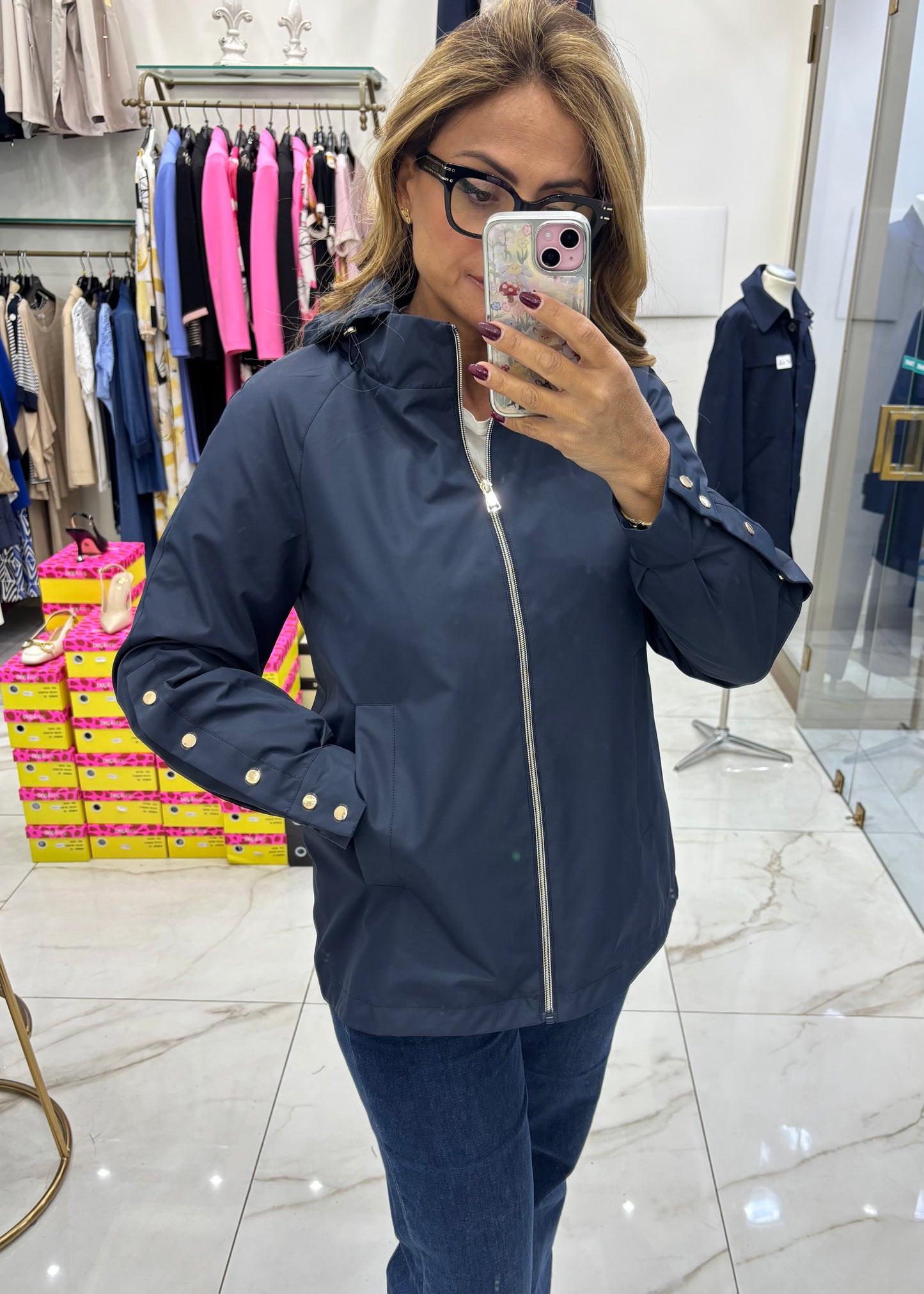 Impermeabile Camicia - Blu Navy