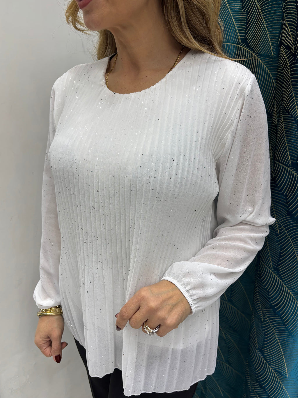 Blusa Scintille Plissé