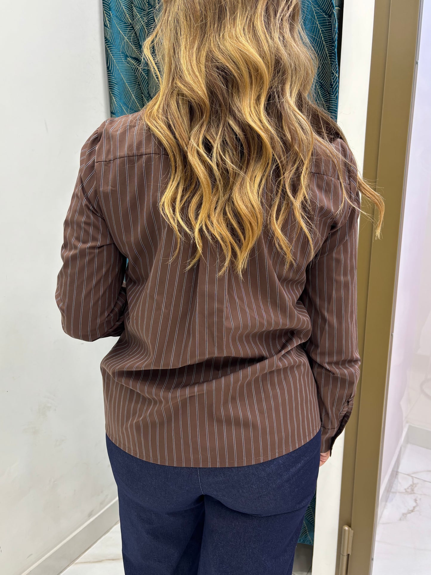Camicia College - Marrone