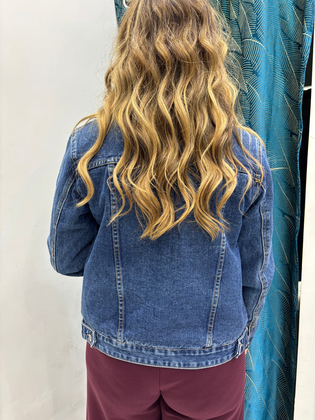 Giacca Denim Imbottita