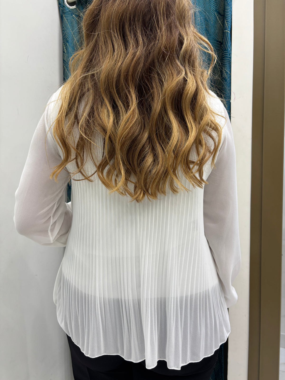 Camicia Plissè Fiocco