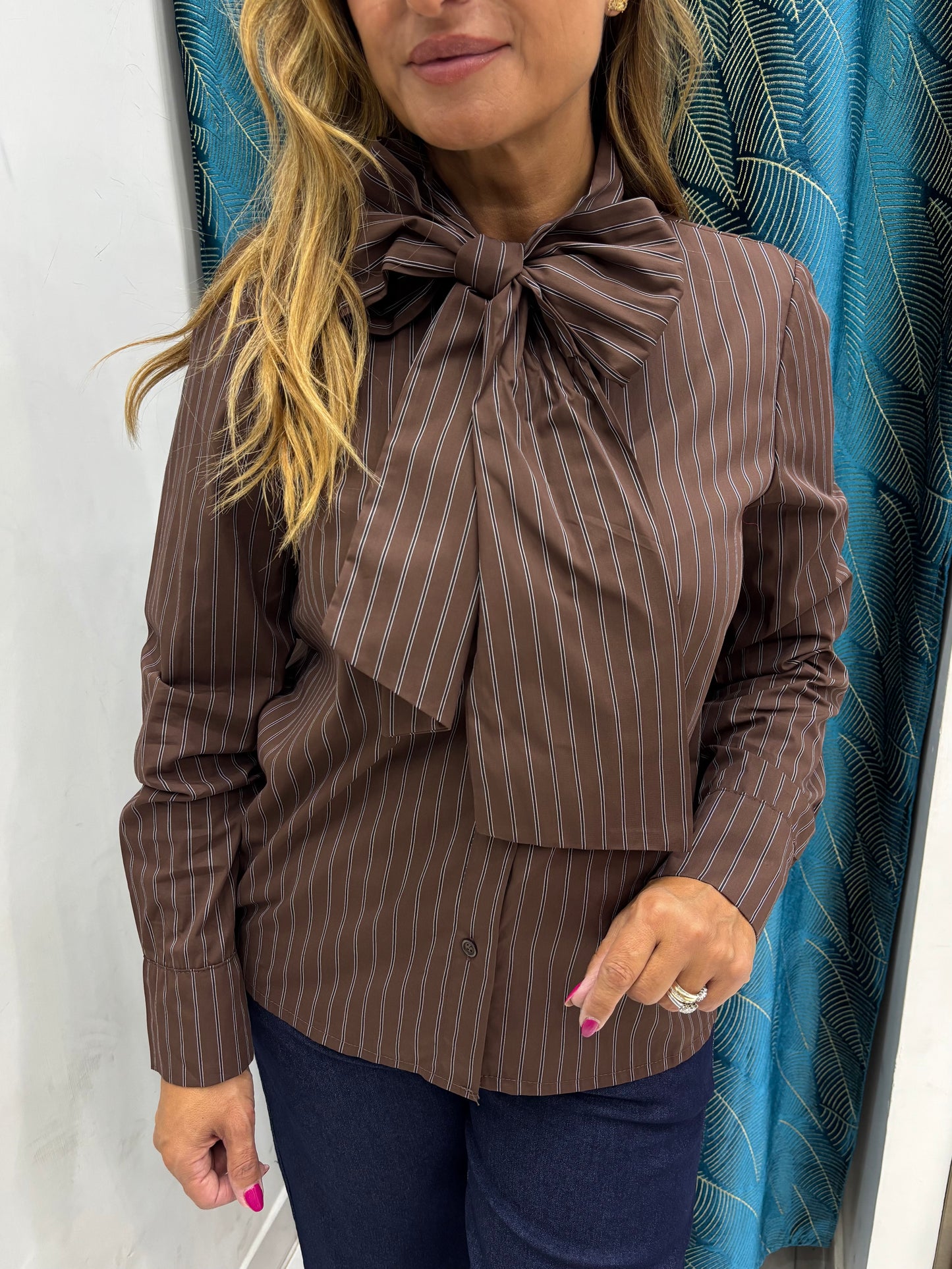 Camicia College - Marrone