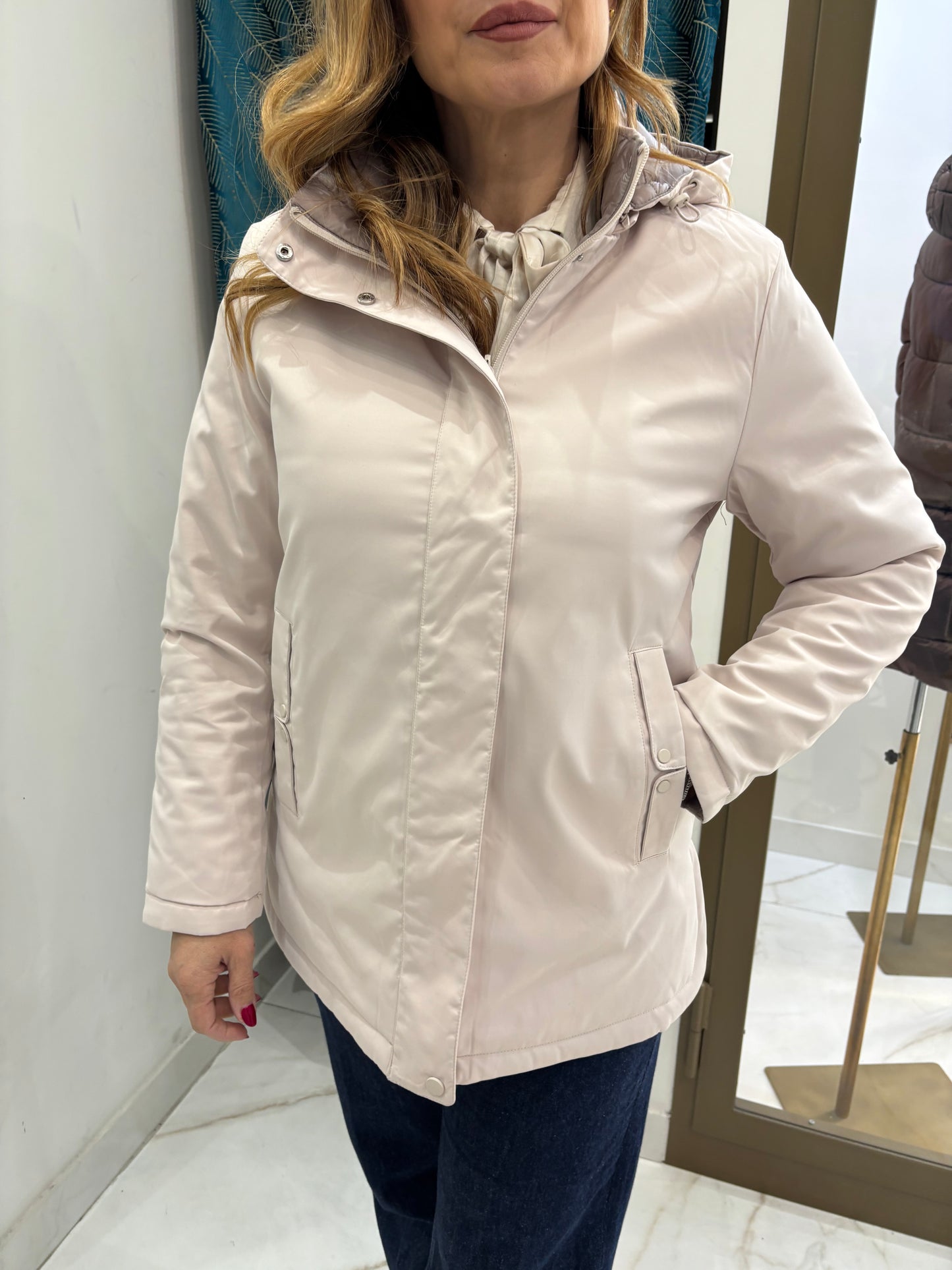 Parka Reversibile - Beige Crema