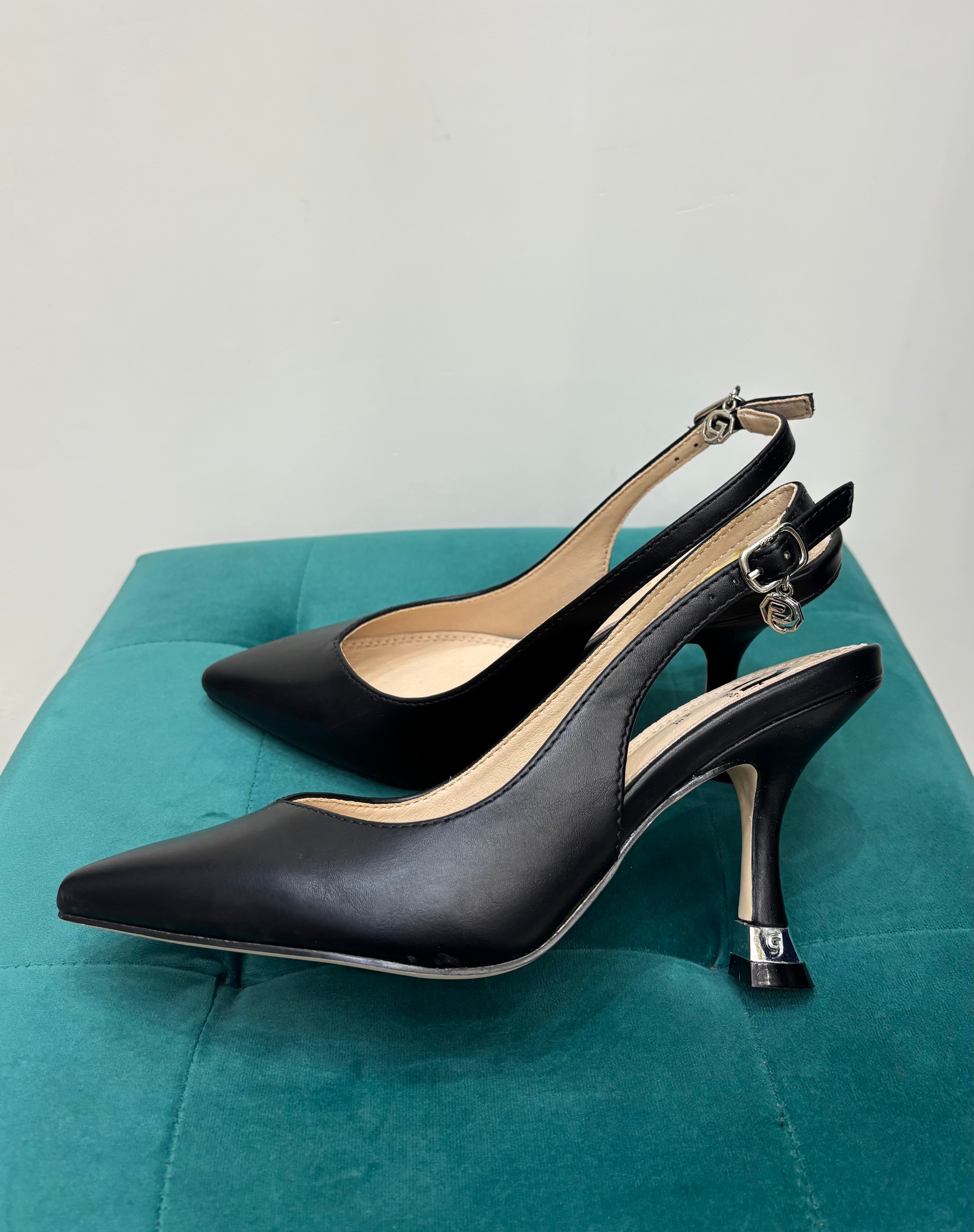 Décolleté Slingback - Nero