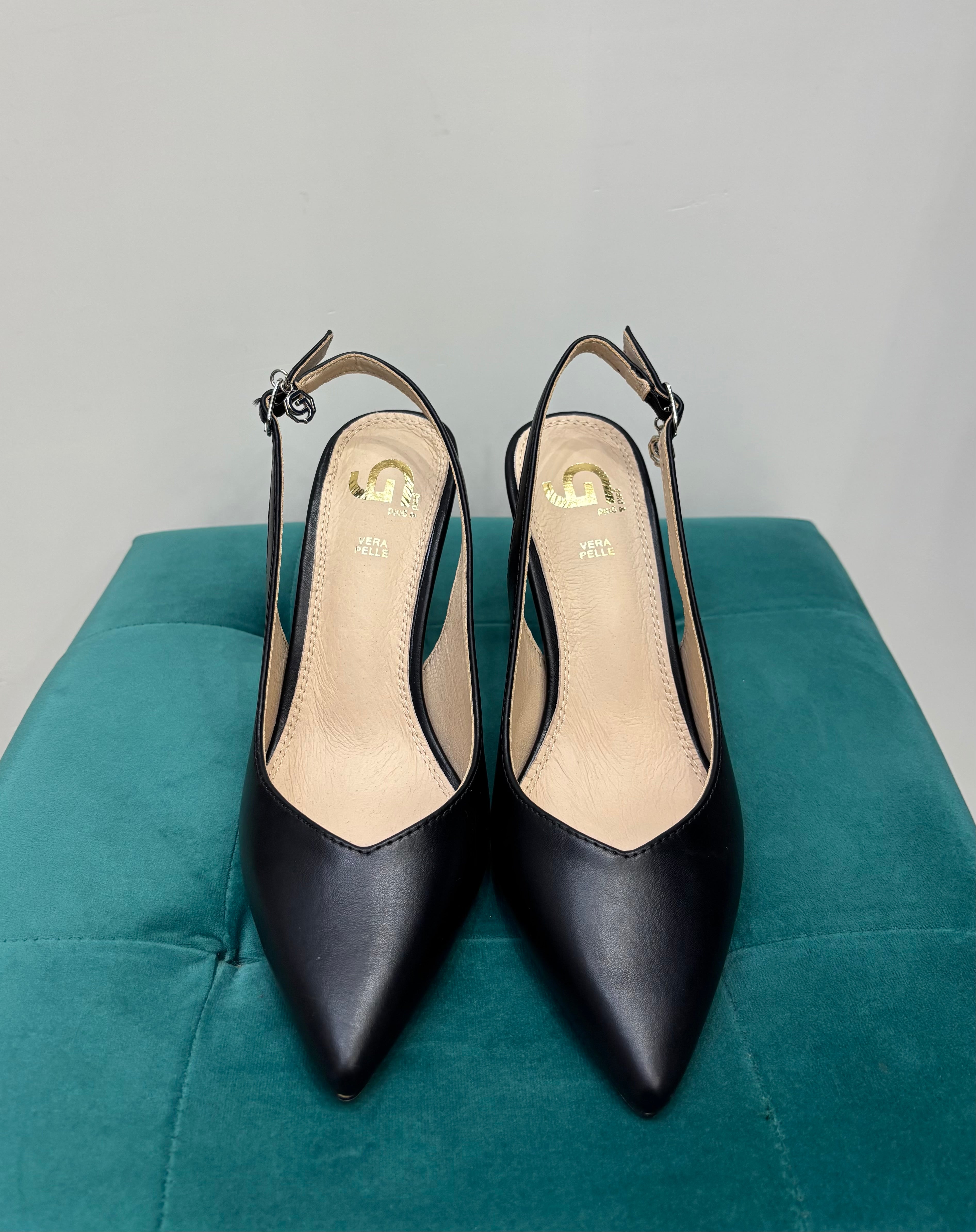 Décolleté Slingback - Nero