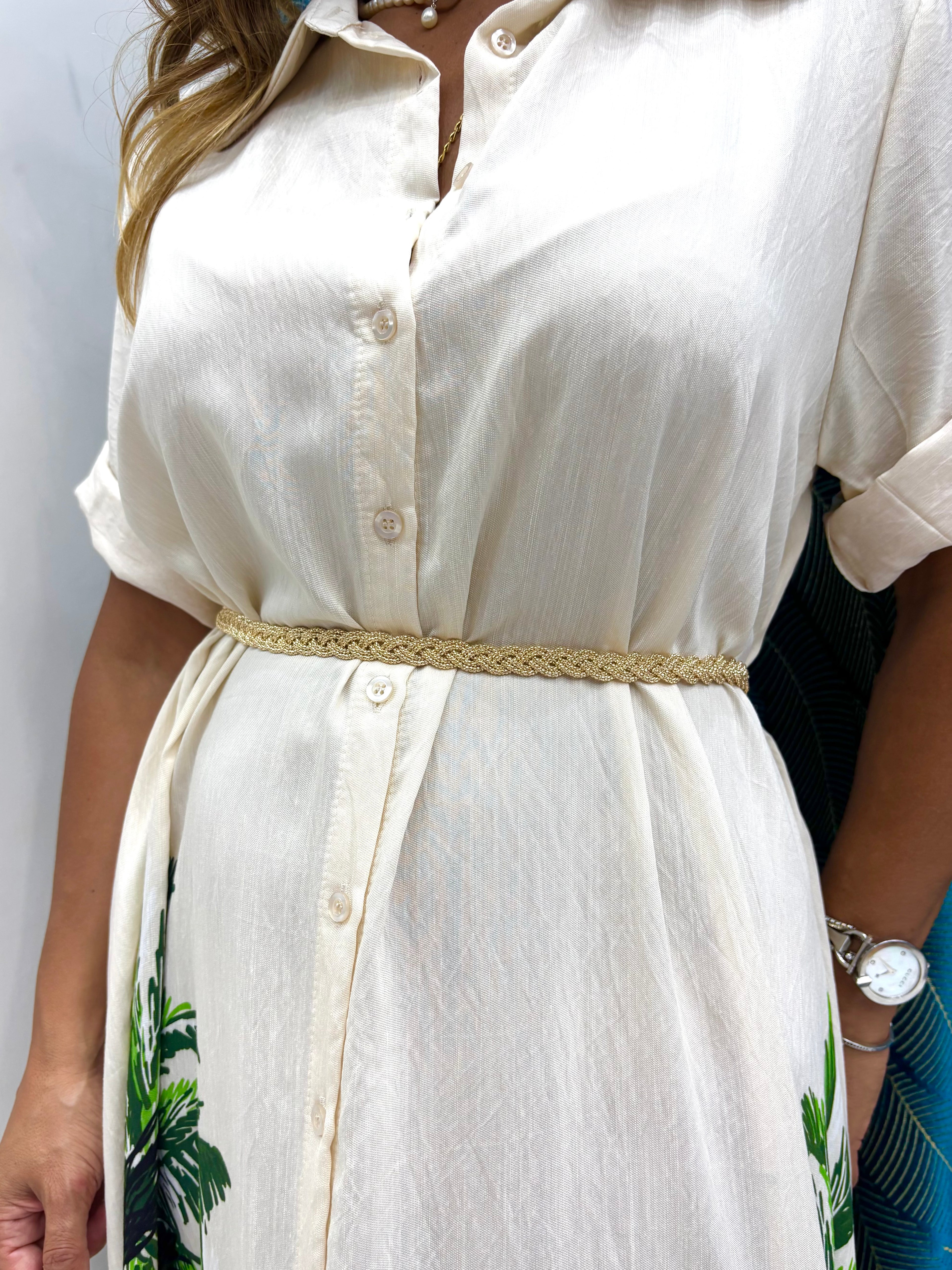 Cintura Treccia - Dorato