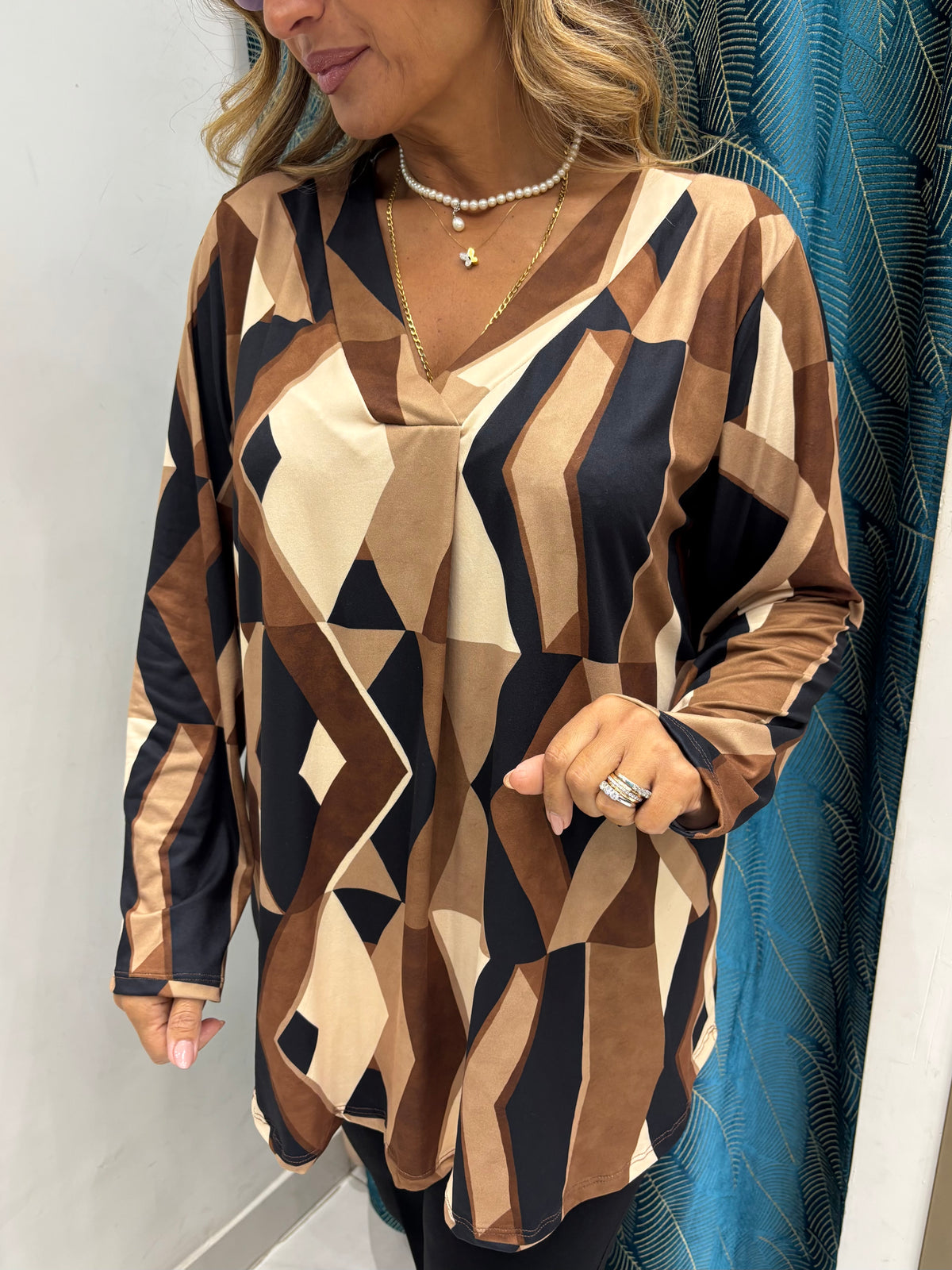 Blusa Geometric