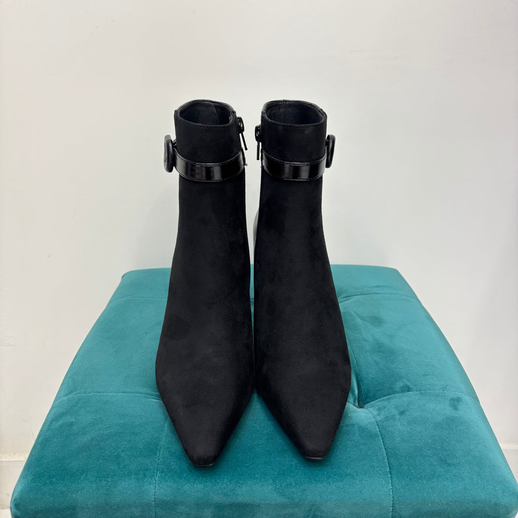 Stivaletti Camoscio Punta