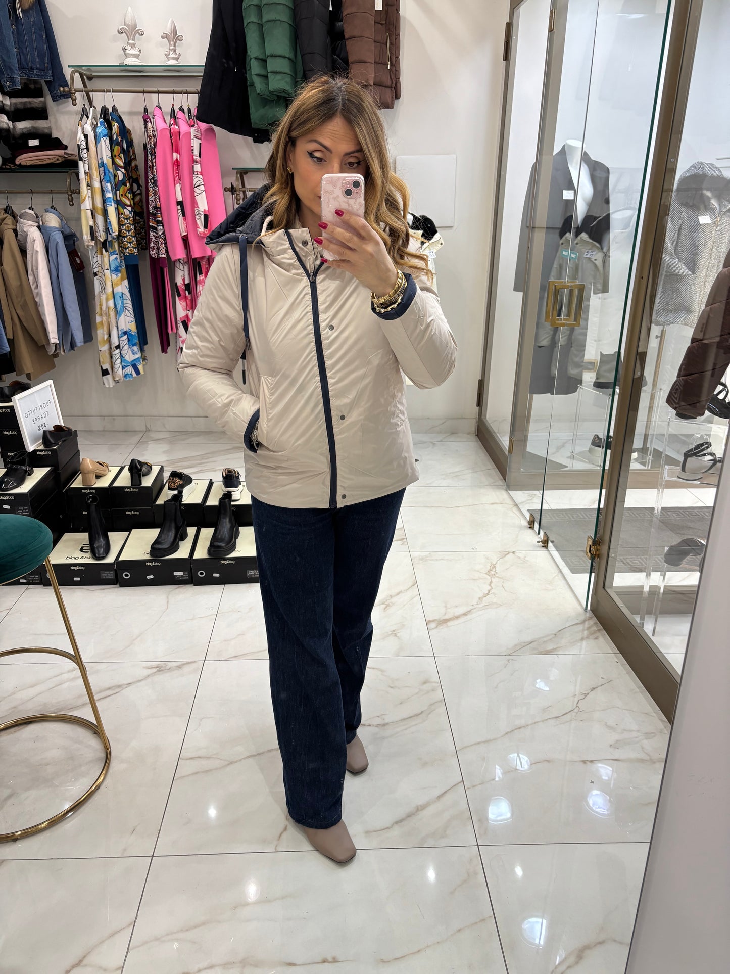 Trapuntino Reversibile - Blu Navy