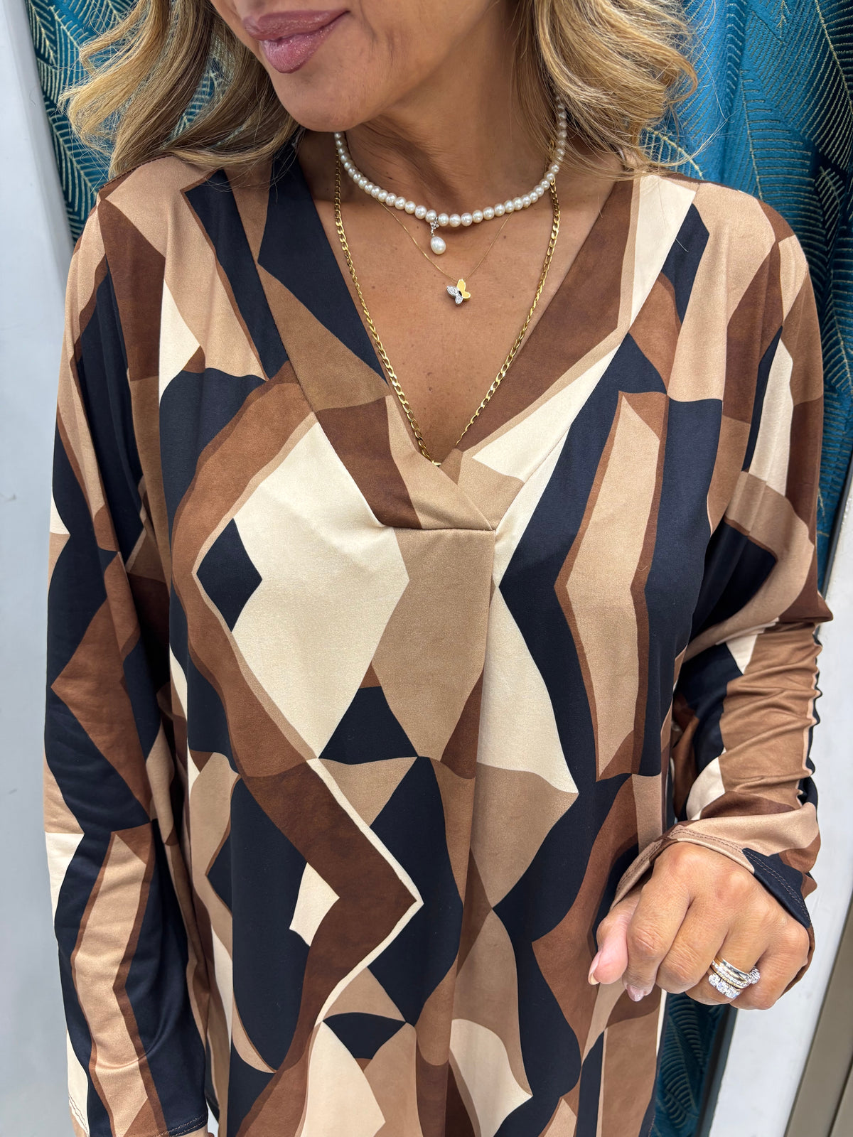 Blusa Geometric