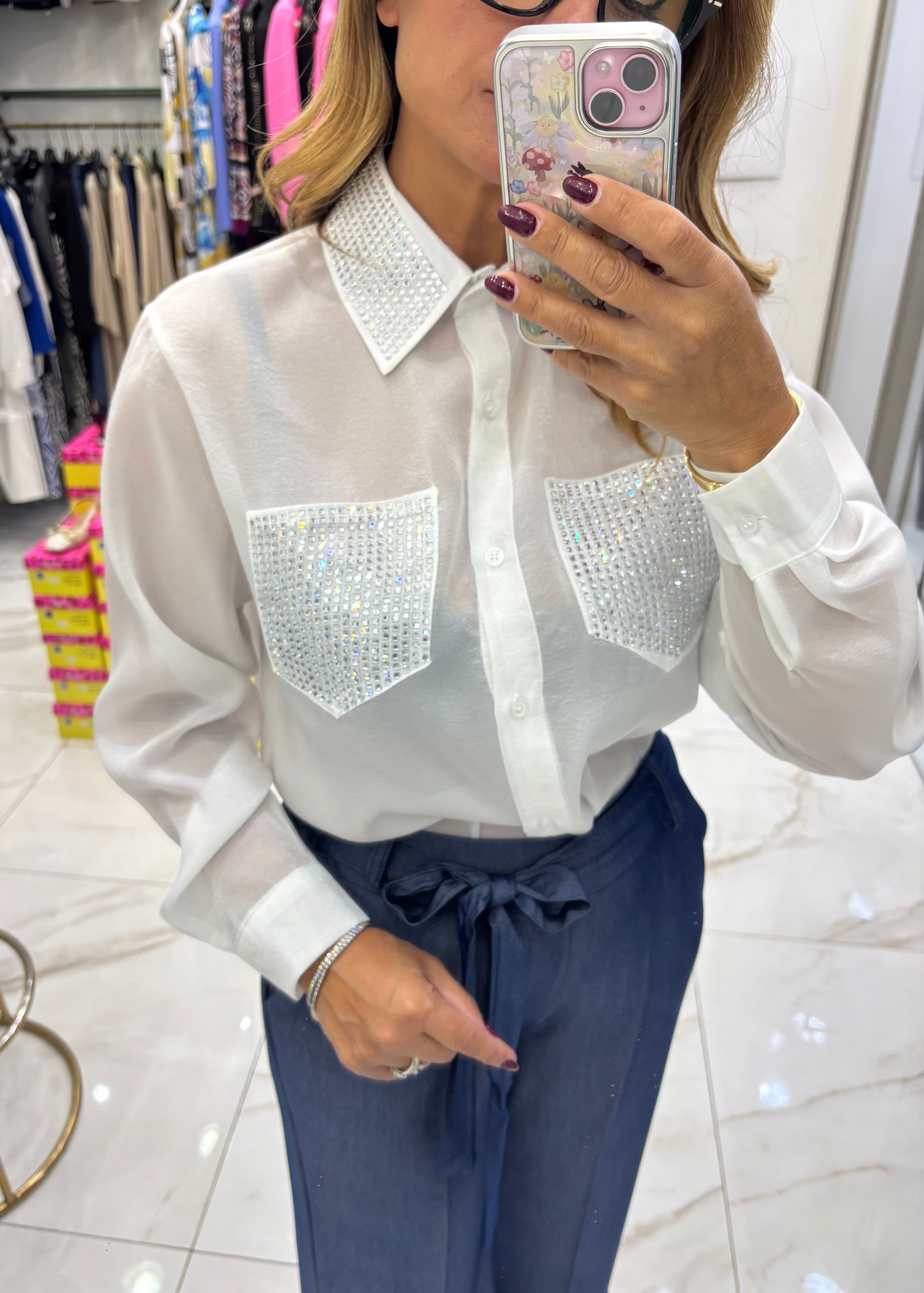 Camicia Strass