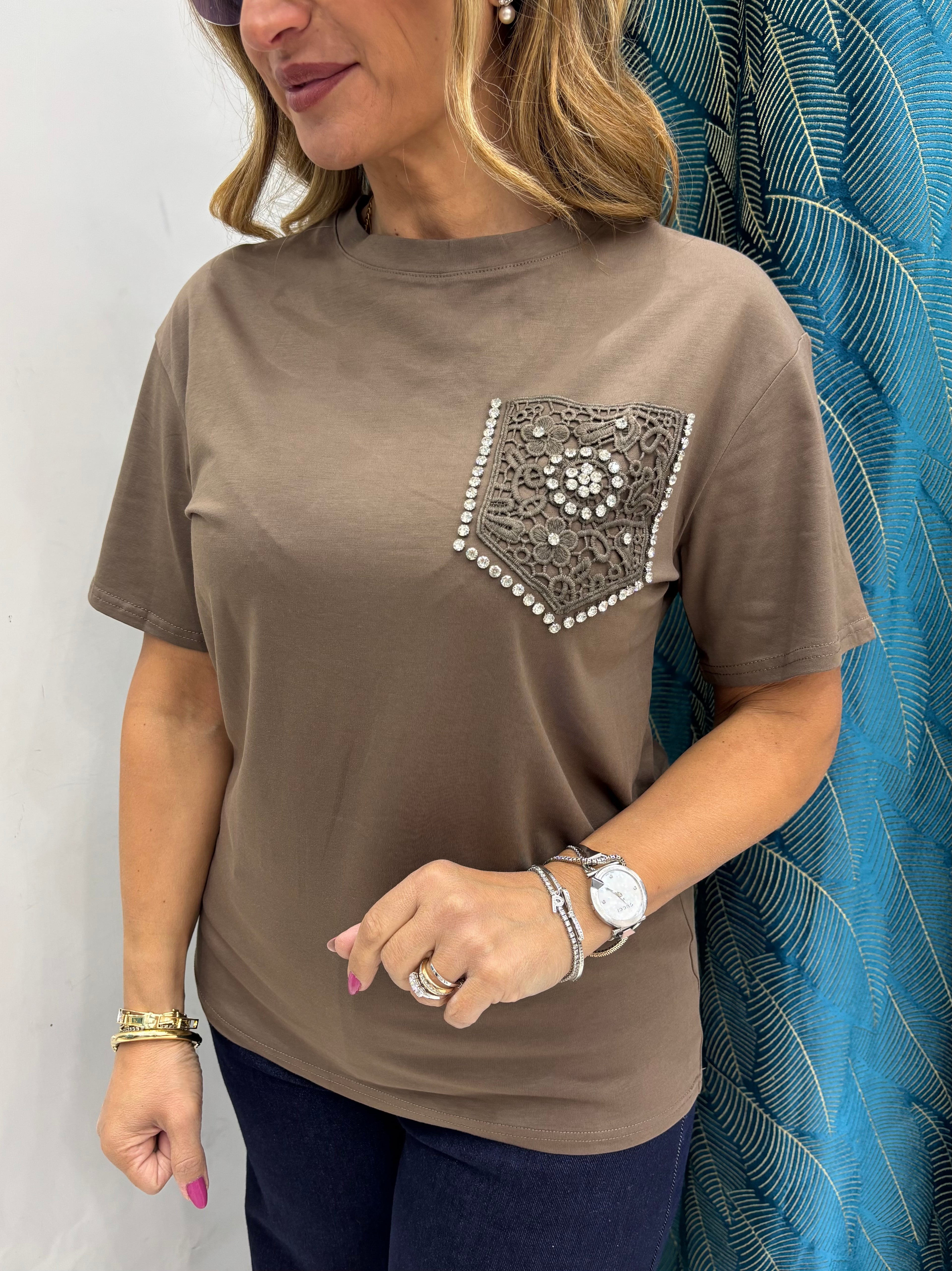 T-shirt Tasca