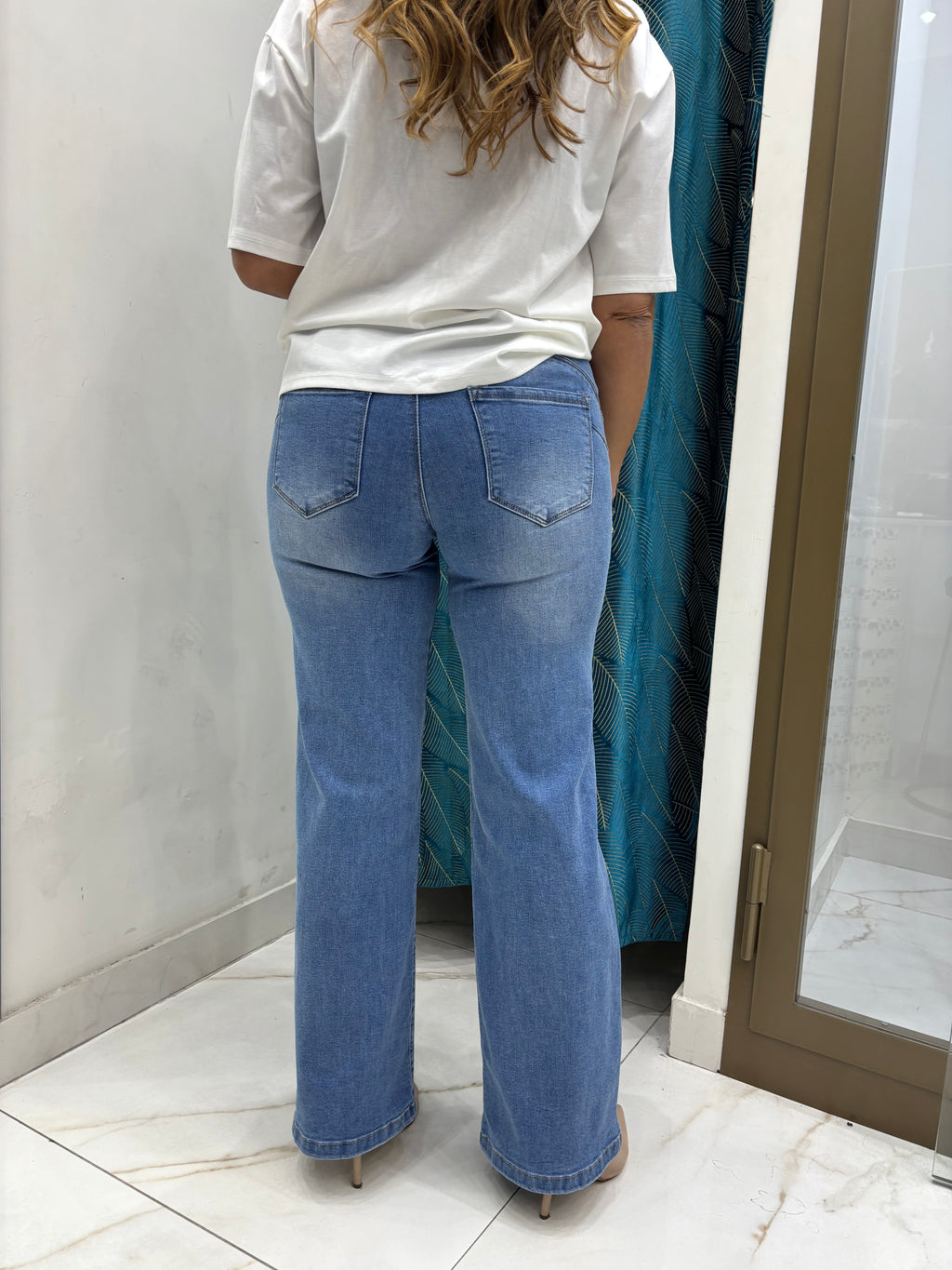 Jeans Denim Strass