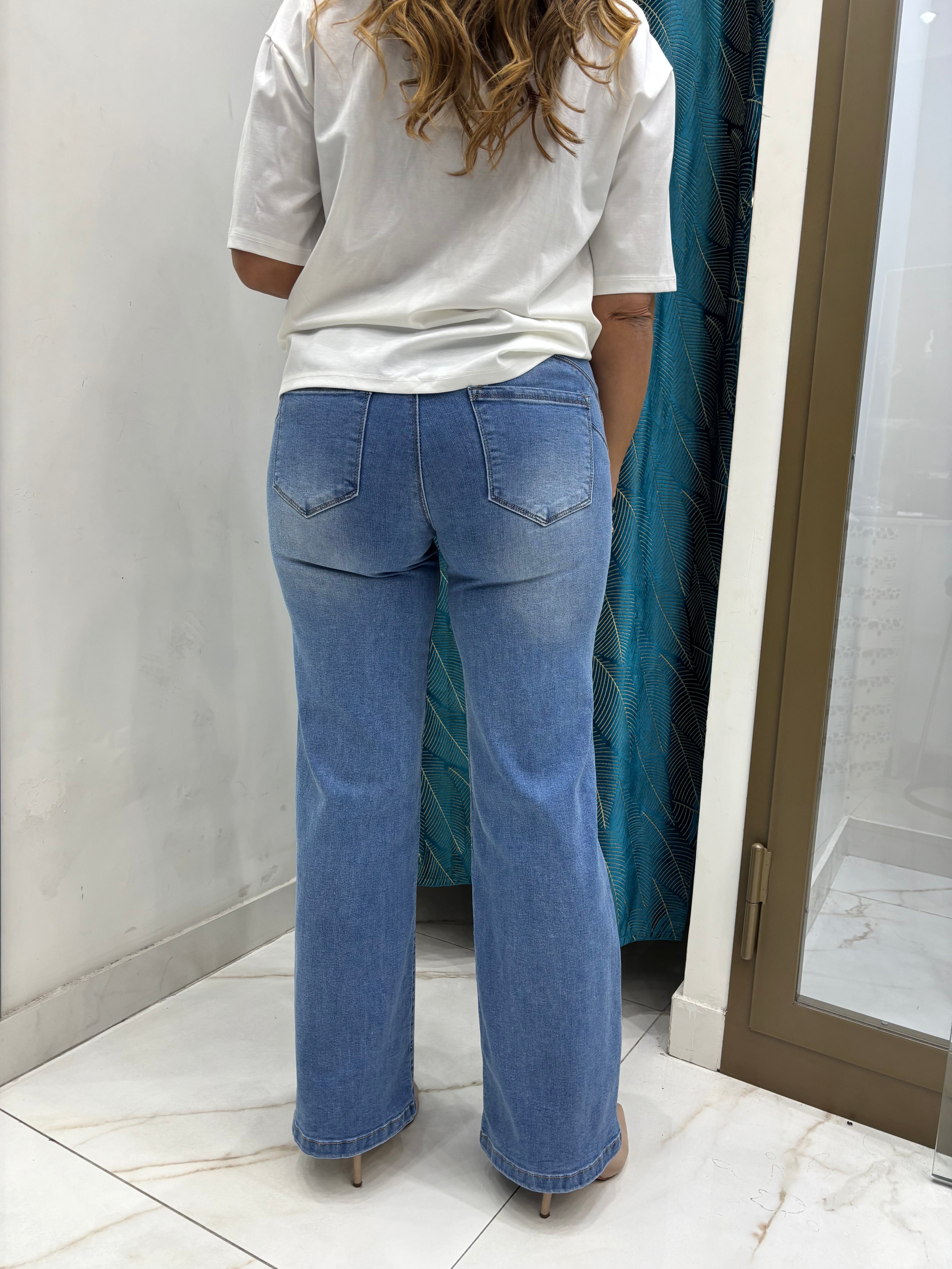 Jeans Denim Strass