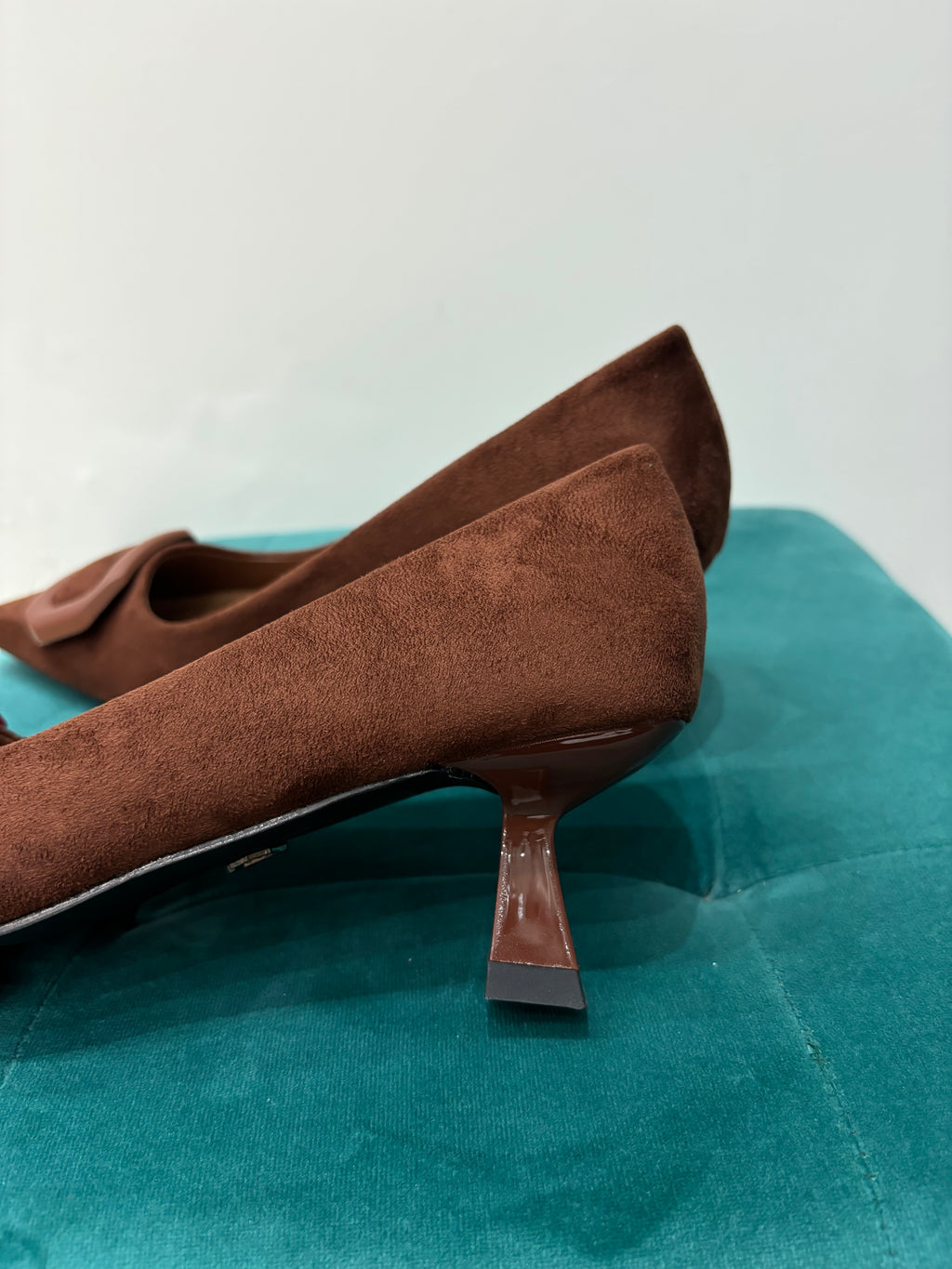 Décolleté Kitten Cuoio -