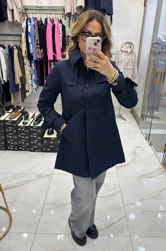 Trench Cotone - Blu