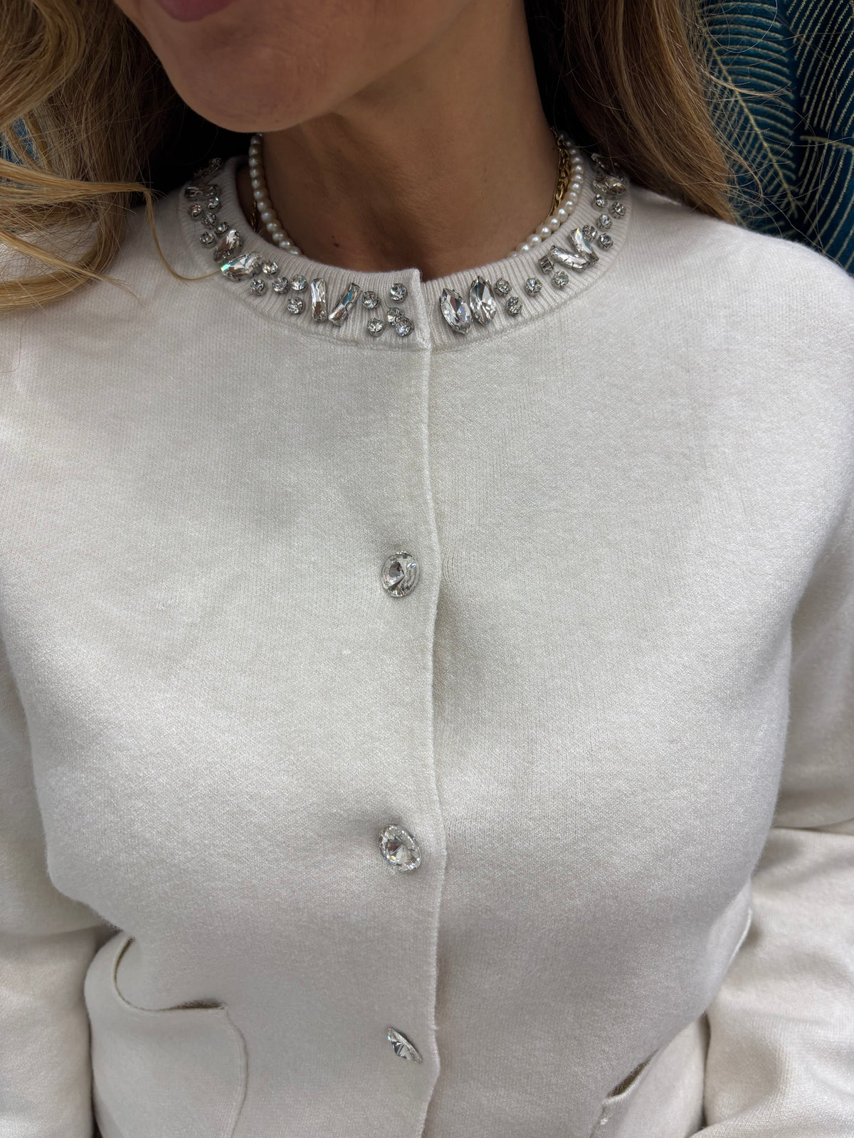 Cardigan Strass