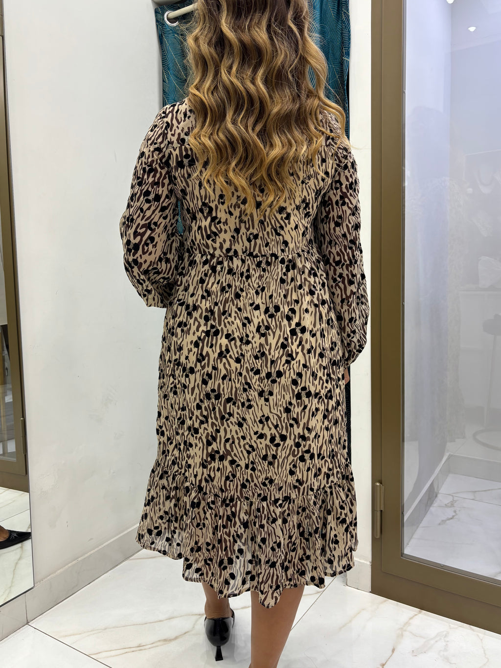 Abito Midi Animalier