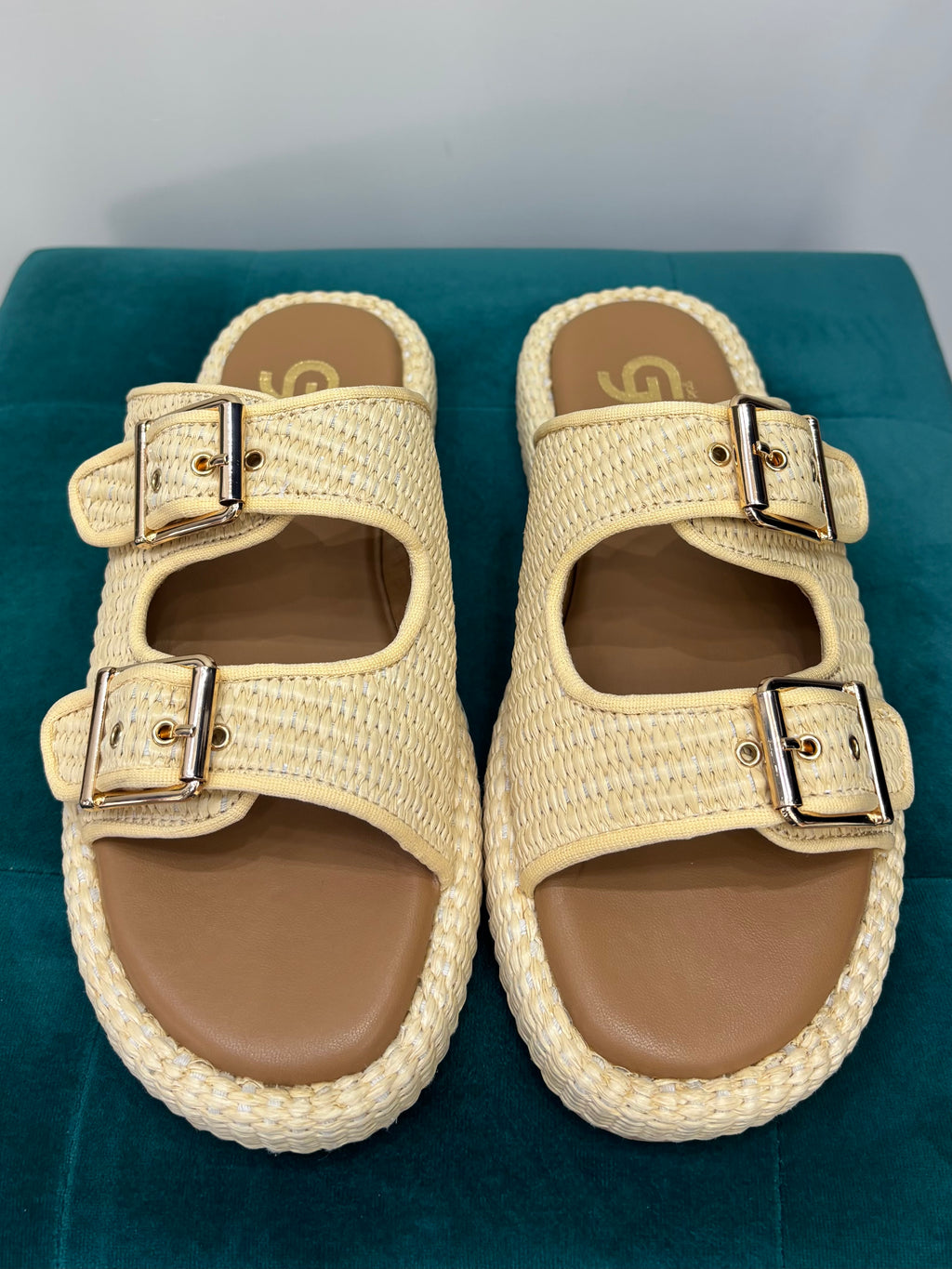 Sandali Platform Rafia