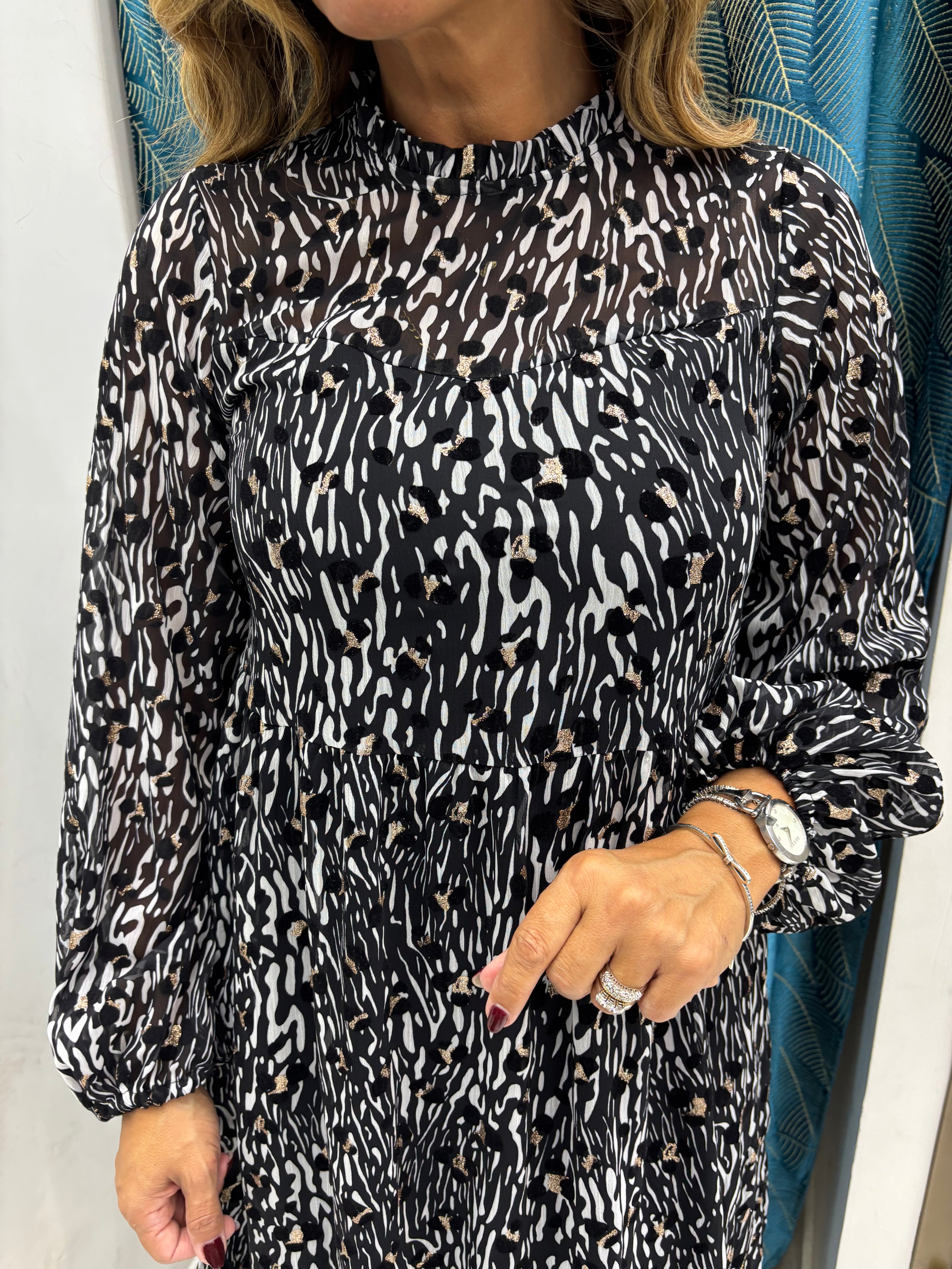 Abito Midi Animalier