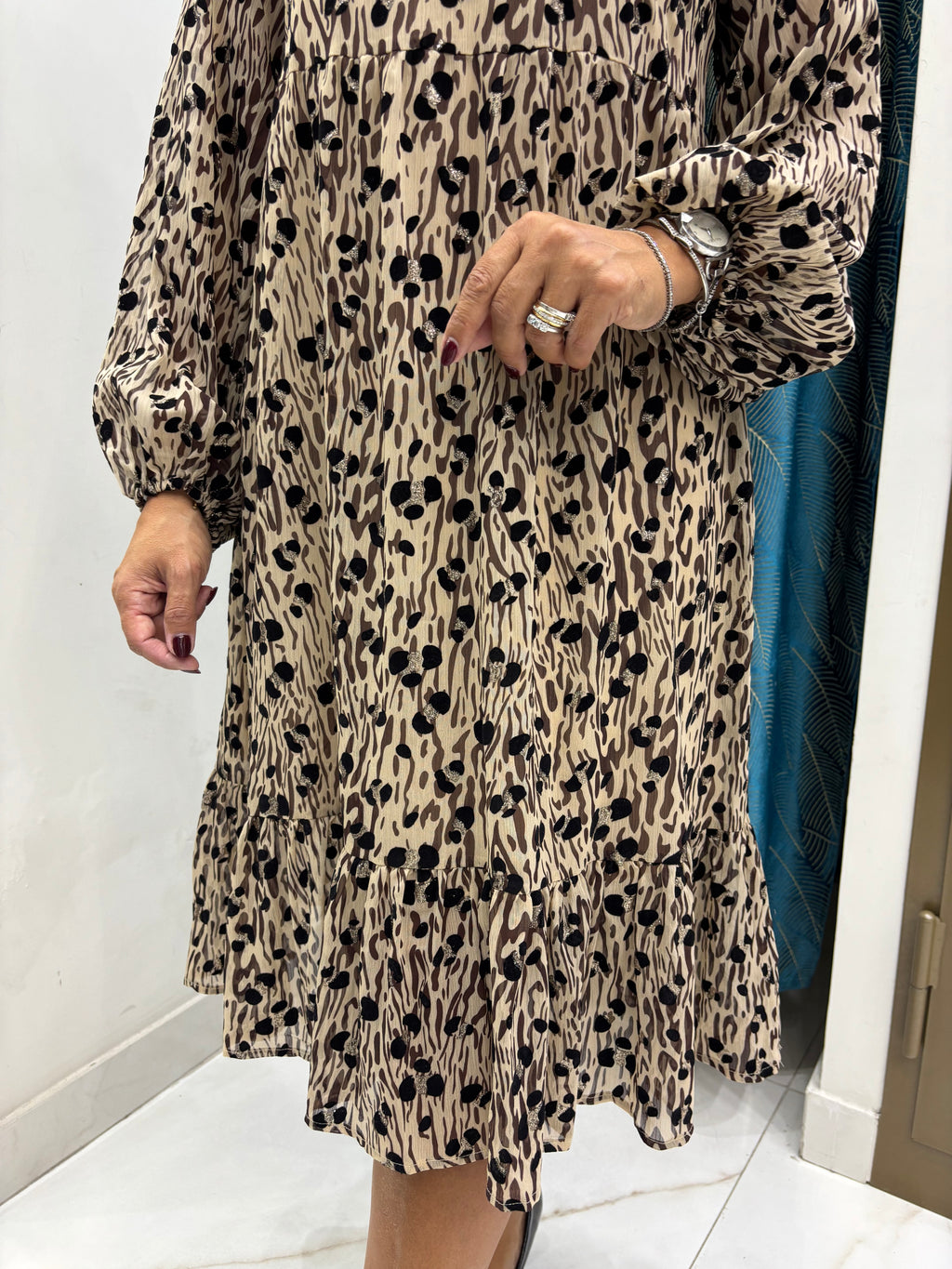 Abito Midi Animalier