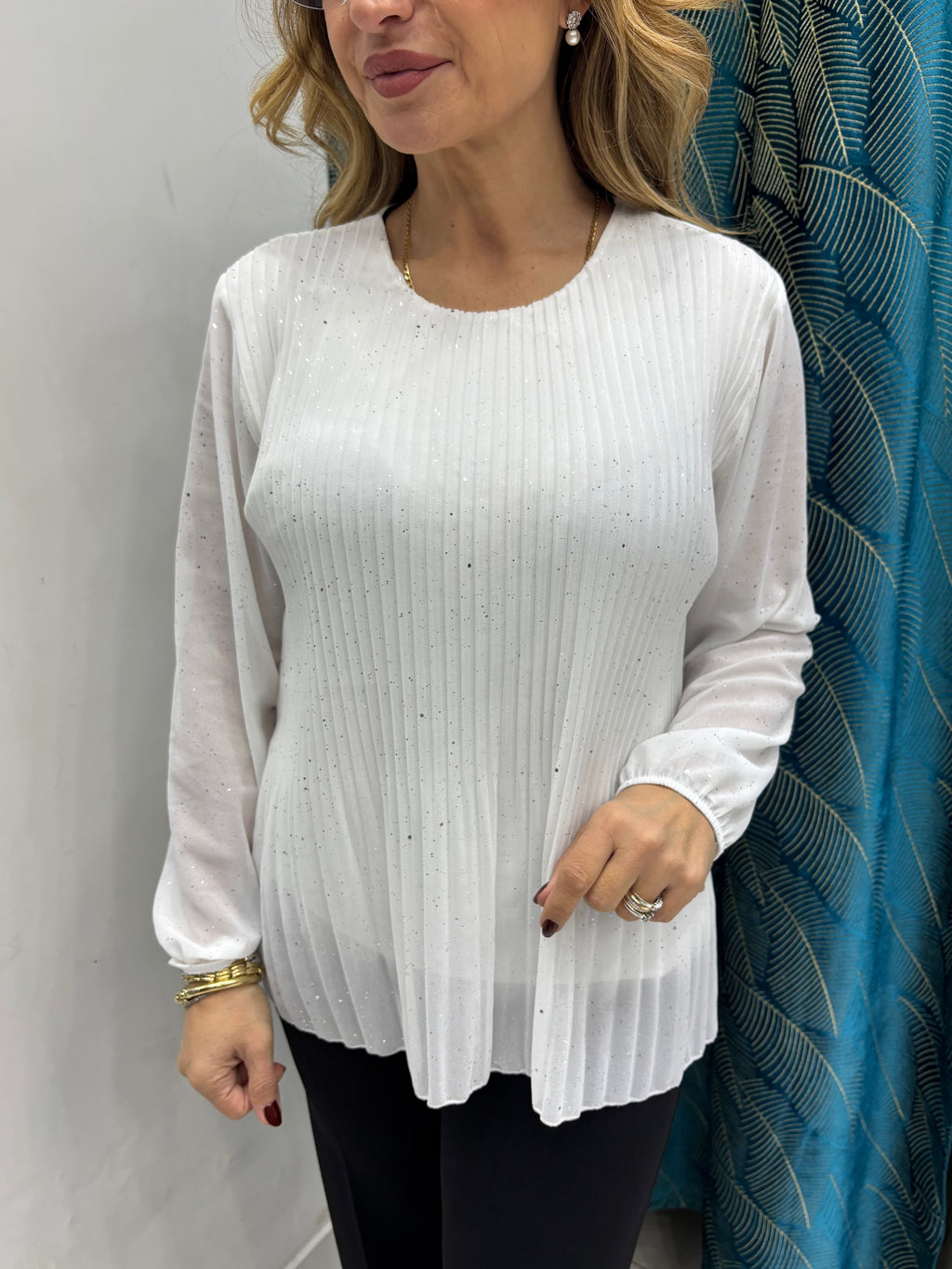Blusa Scintille Plissé