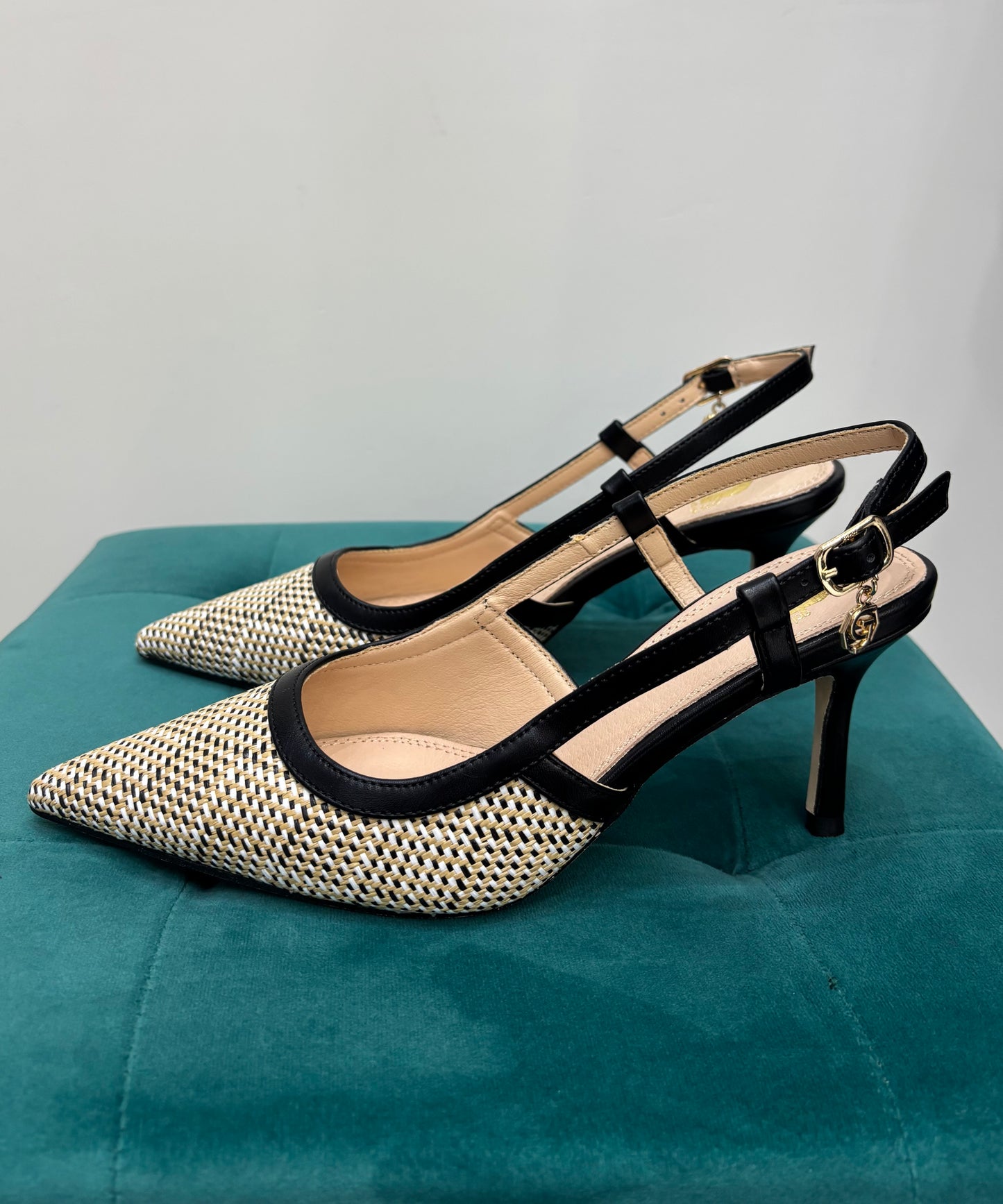 Décolleté Slingback - Rafia