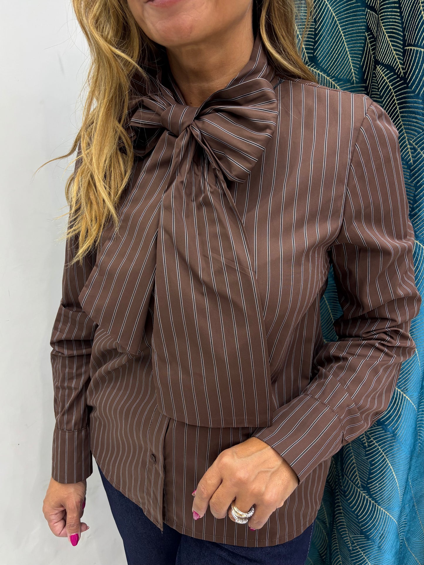 Camicia College - Marrone