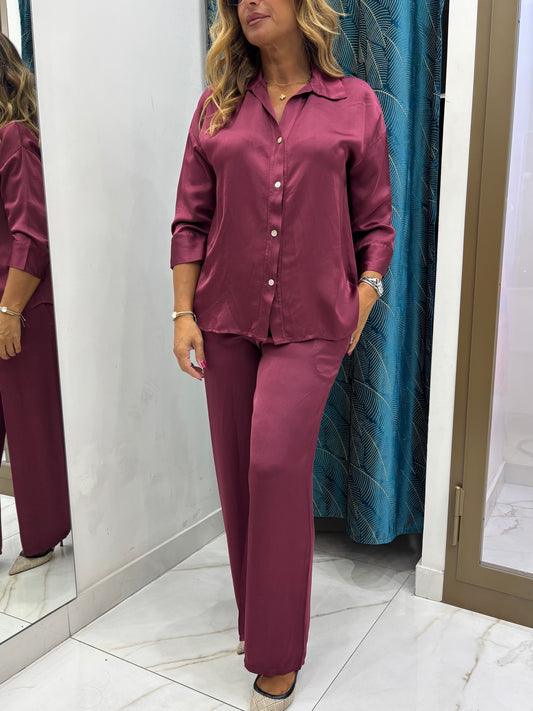 Coordinato Essenza Camicia - Bordeaux
