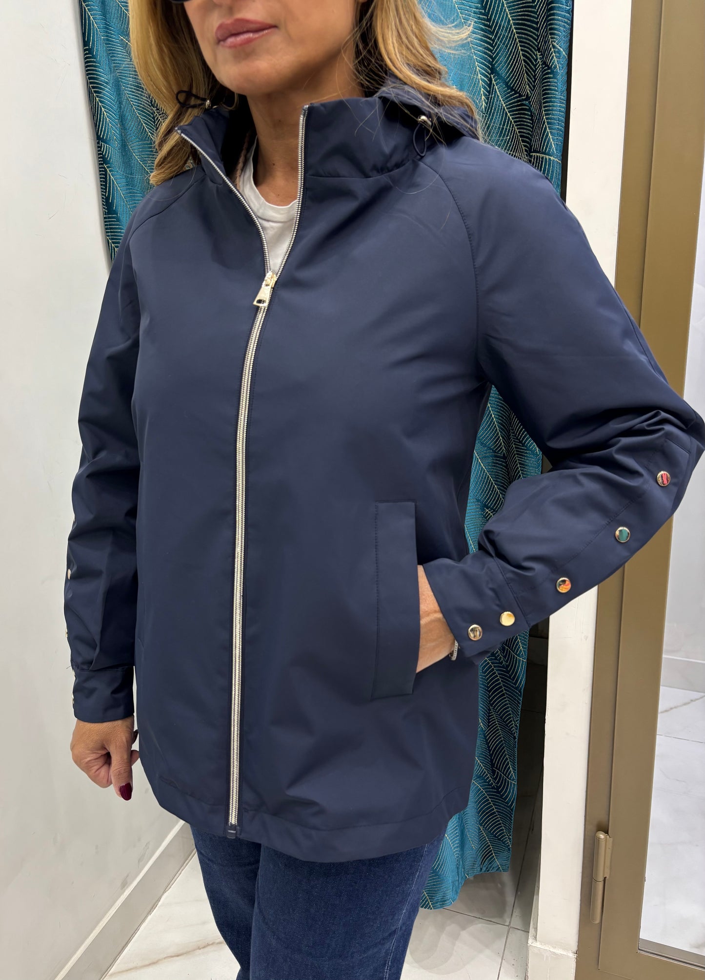 Impermeabile Camicia - Blu Navy