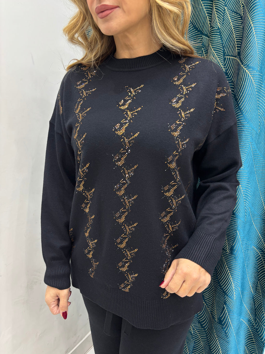 Completo Treccia Strass