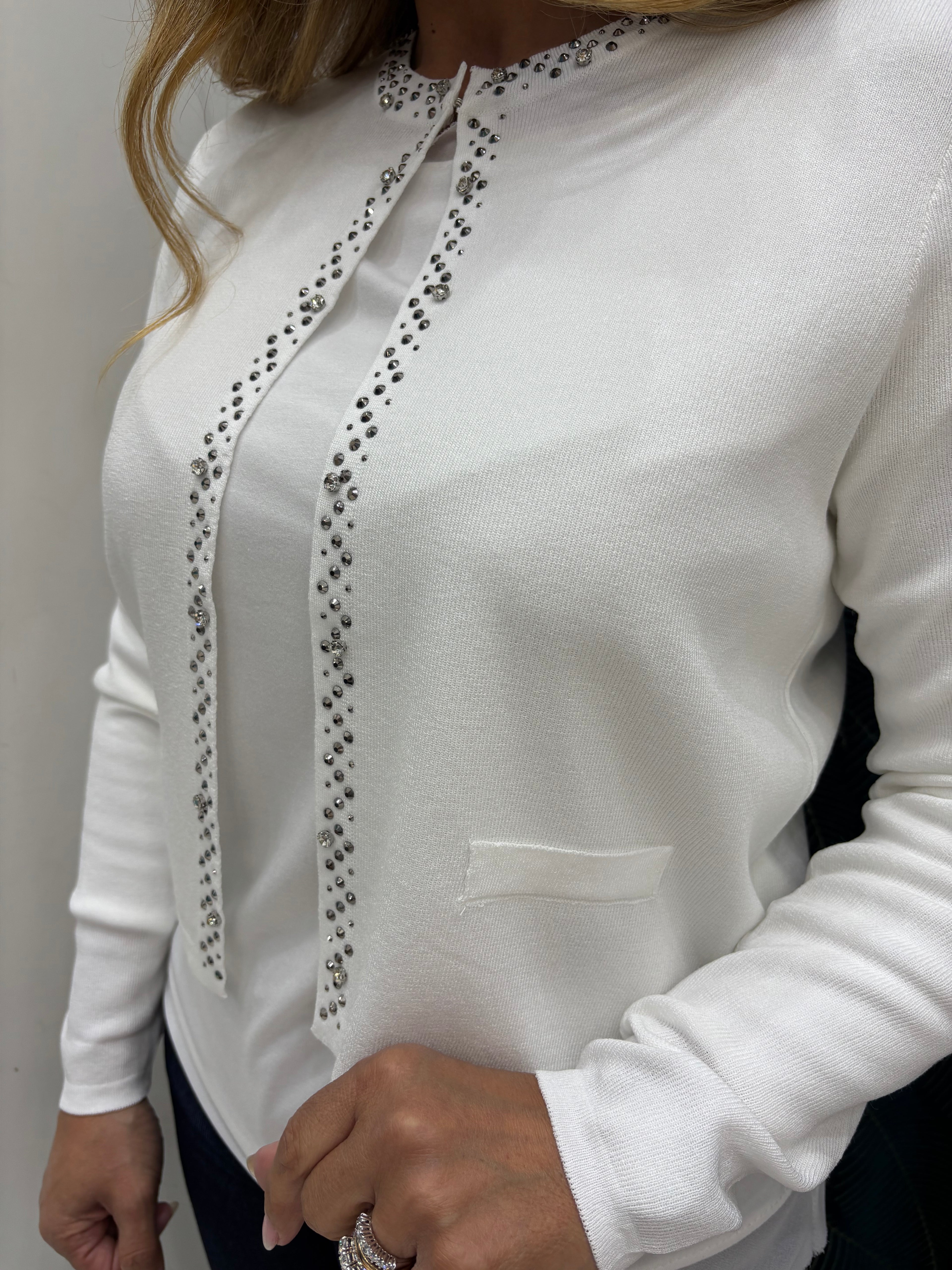 Cardigan Strass