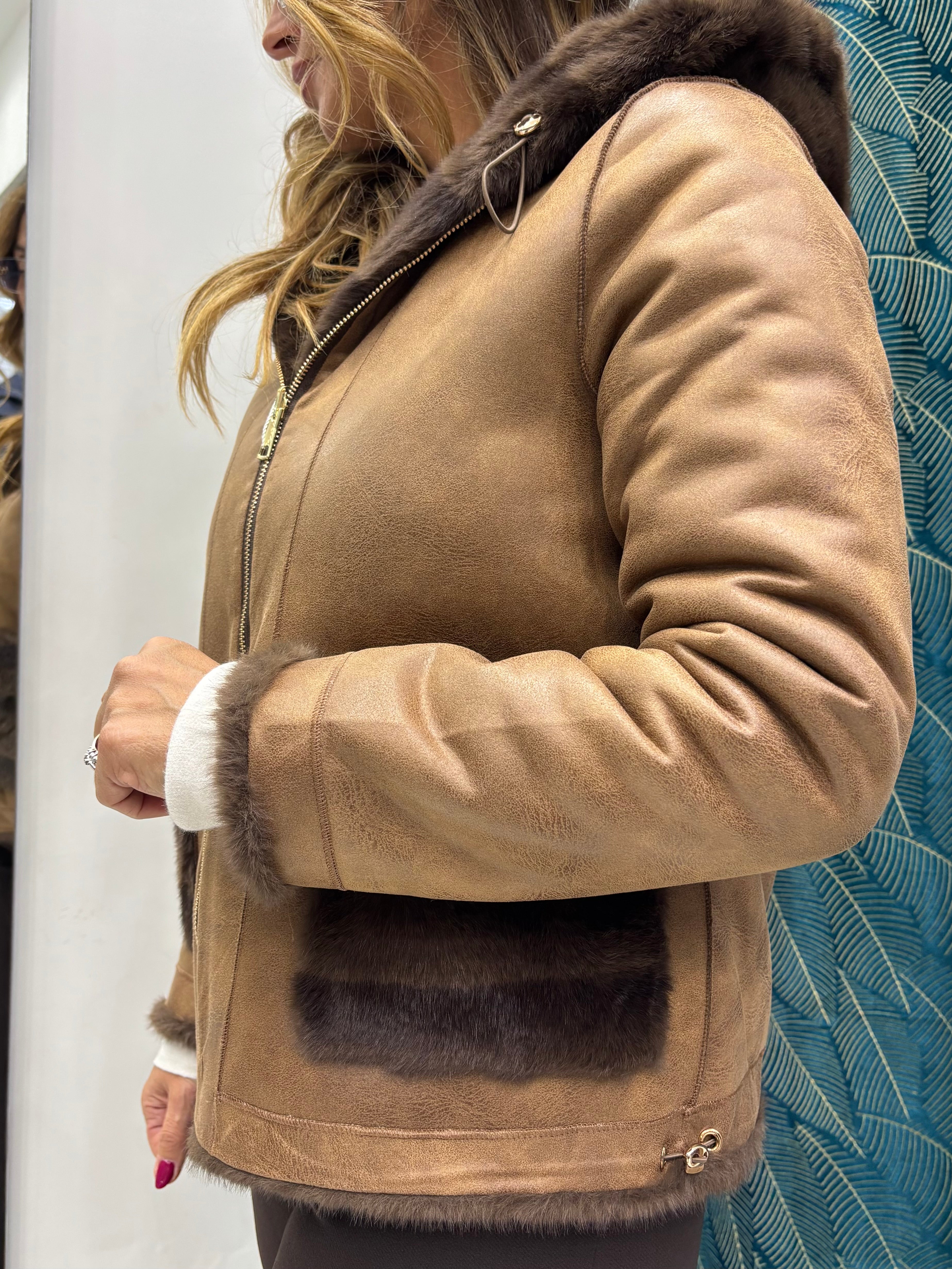 Ecopelliccia Reversibile Gioia