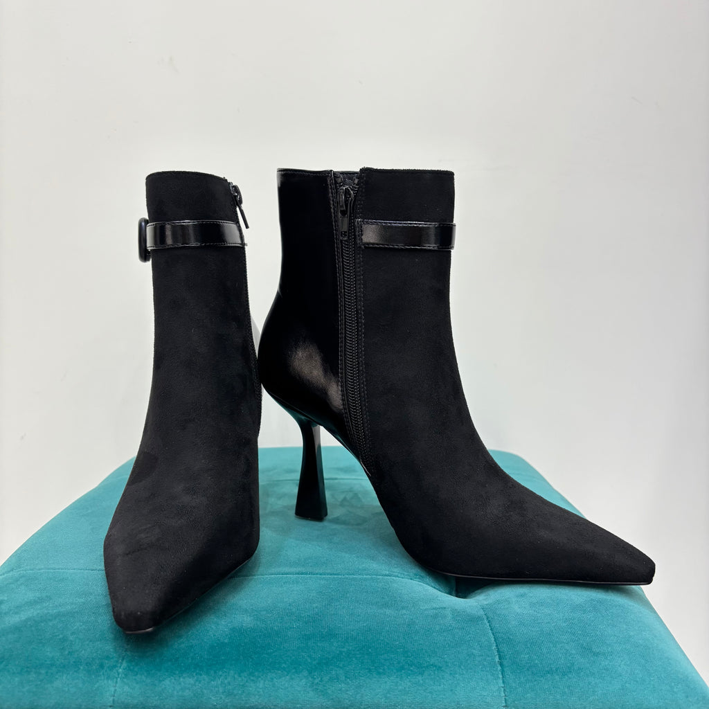 Stivaletti Camoscio Punta