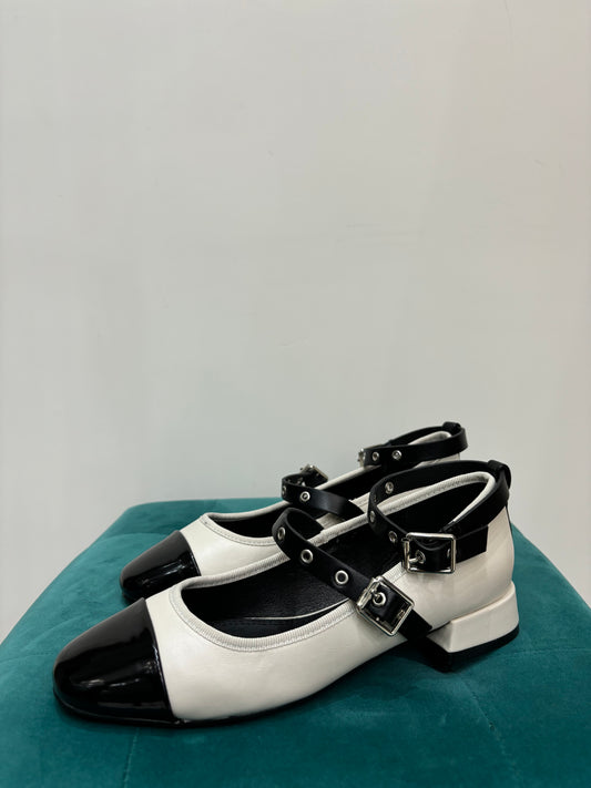 Ballerine Miuccia Cinturini Bianco