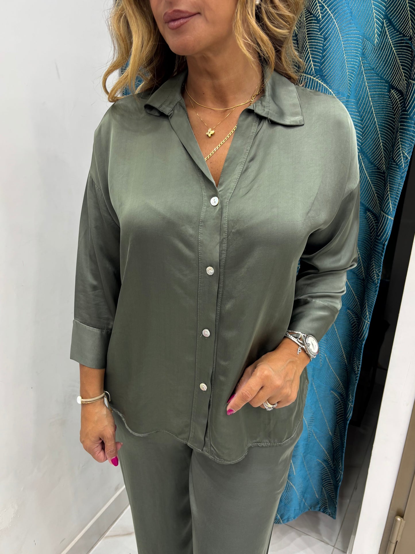 Coordinato Essenza Camicia - Verde