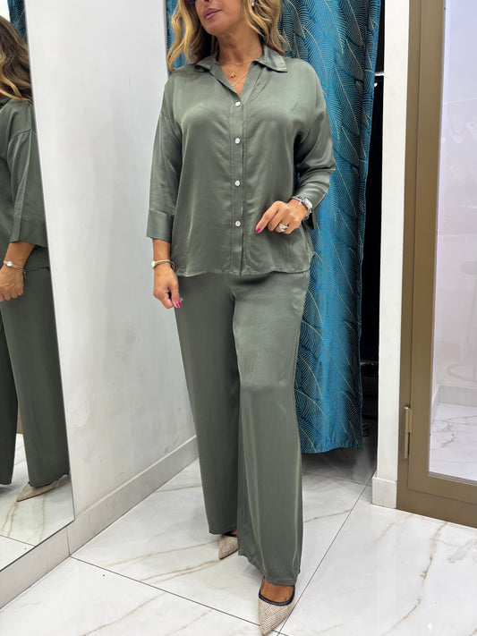 Coordinato Essenza Camicia - Verde