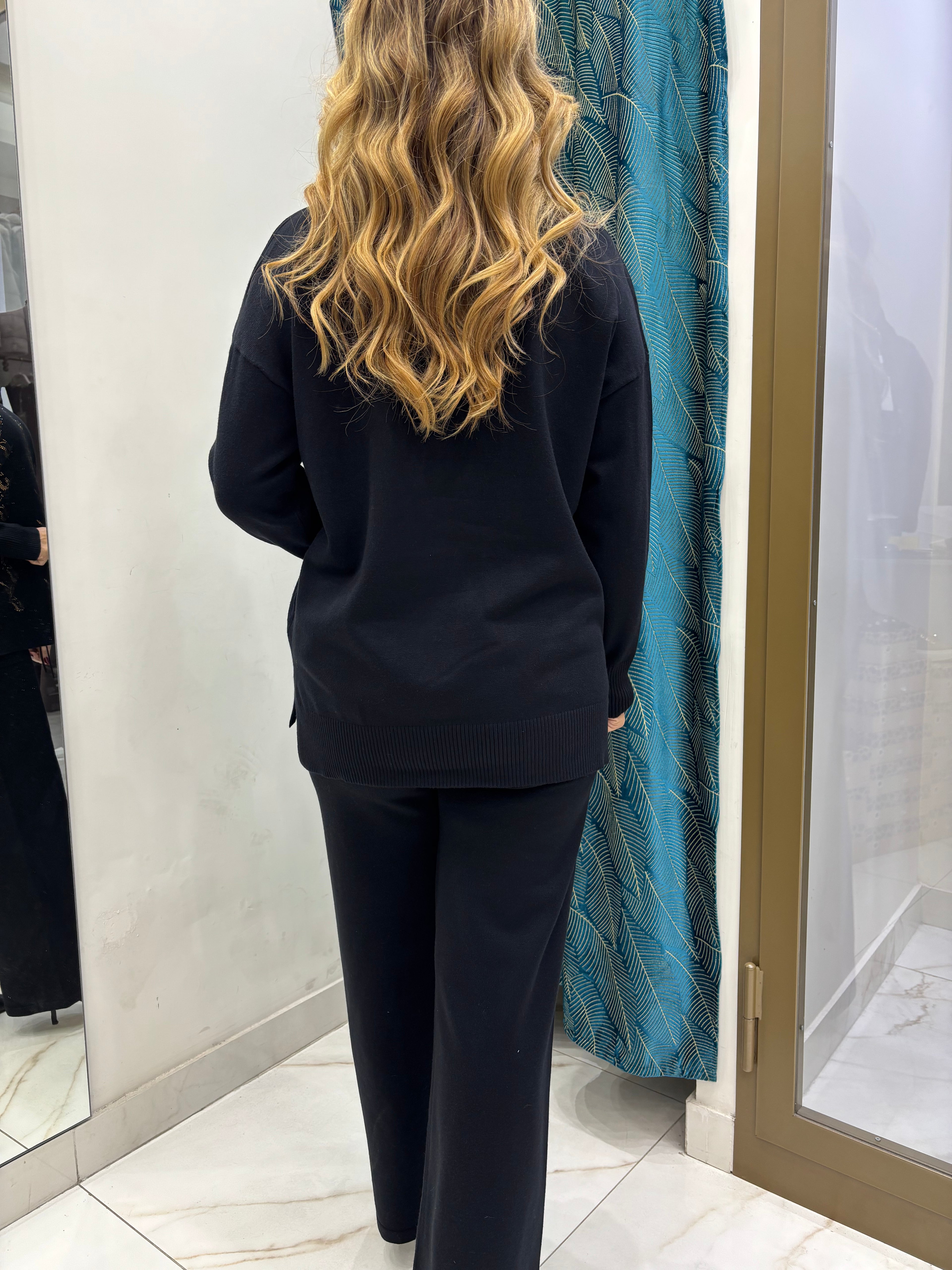 Completo Treccia Strass