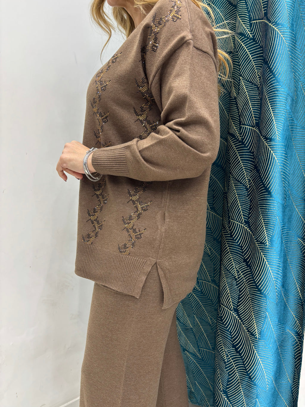 Completo Treccia Strass