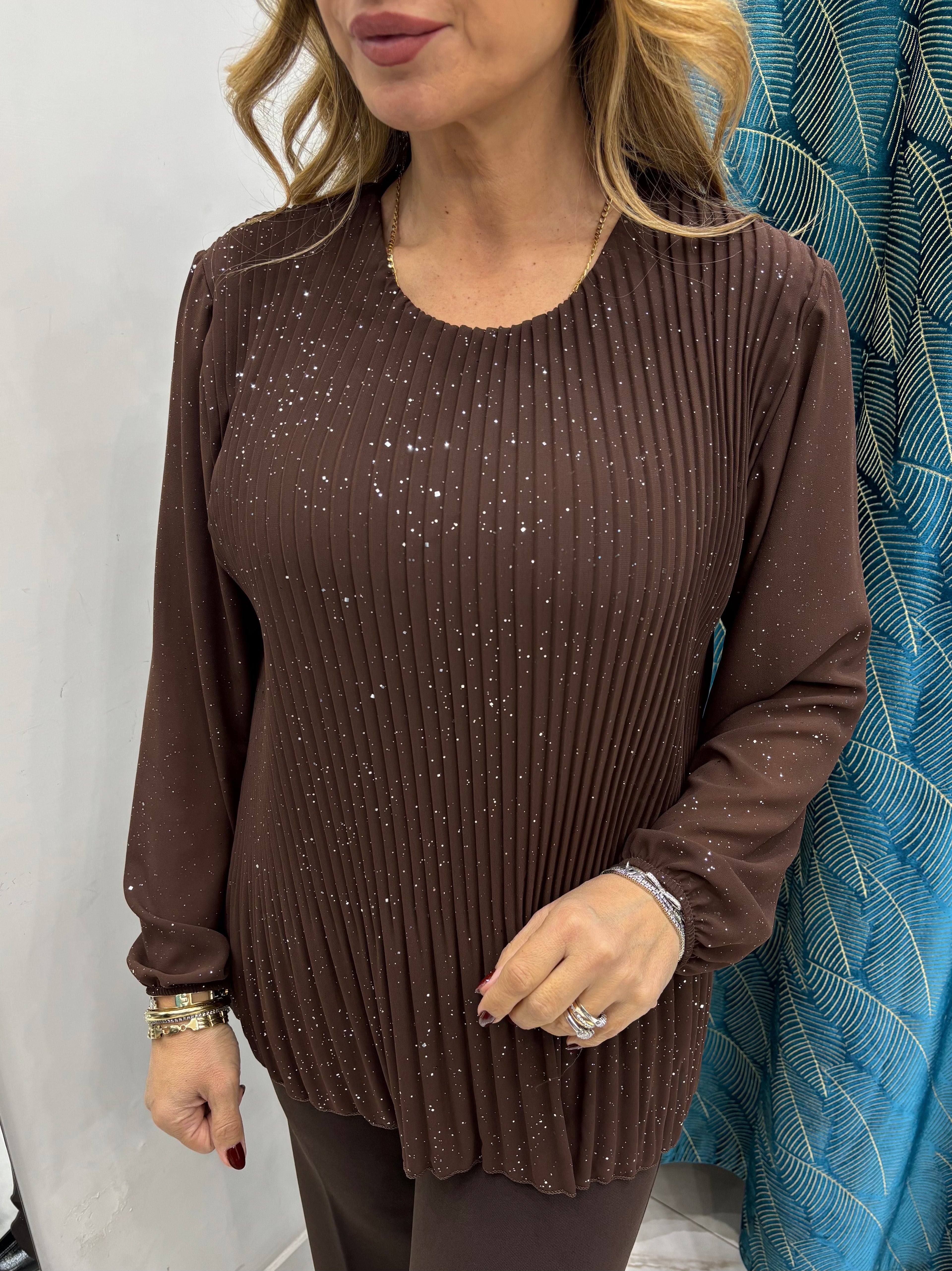 Blusa Scintille Plissé